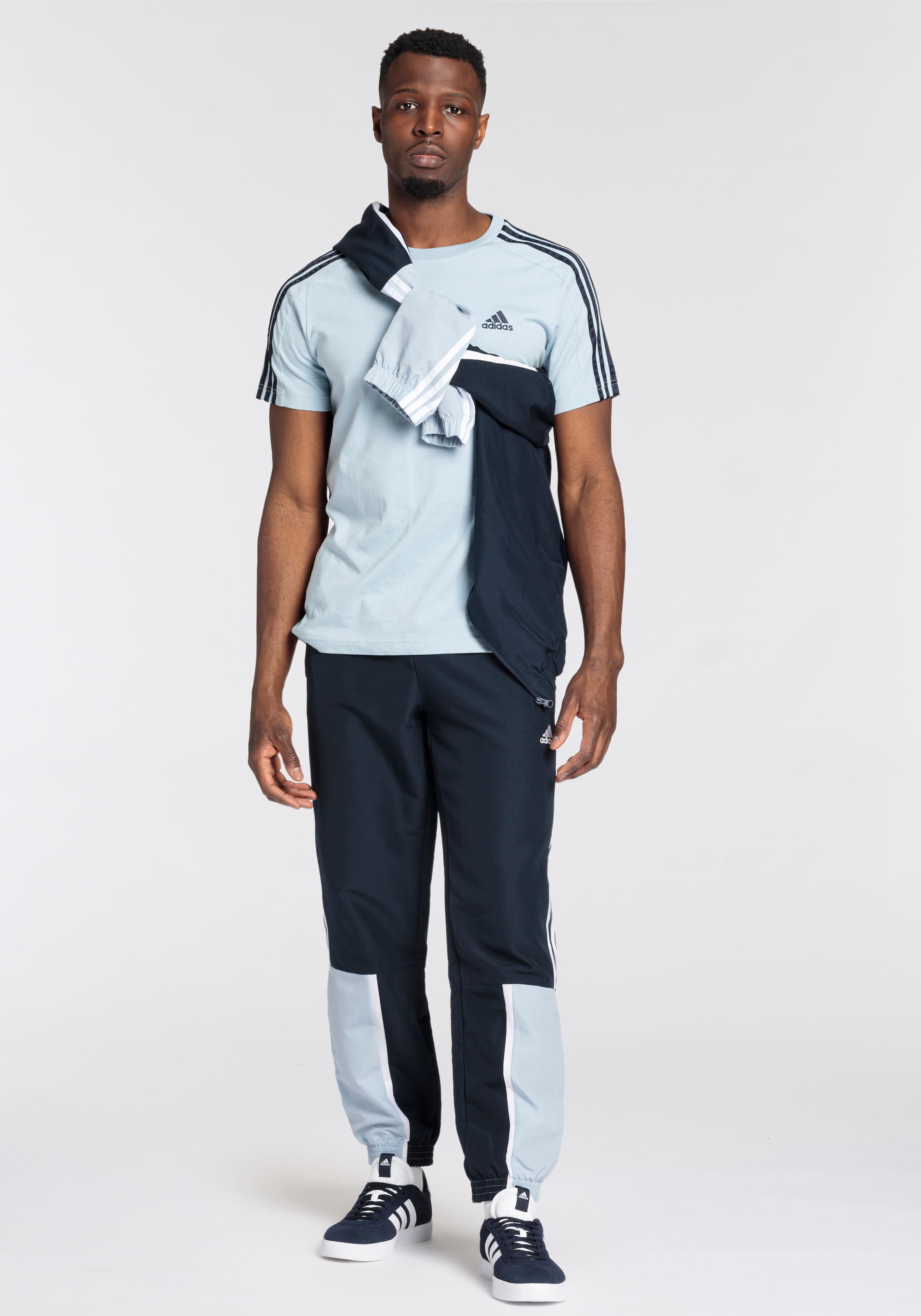 adidas Sportswear Trainingsanzug »M CB 3S TS«, (2 tlg.)