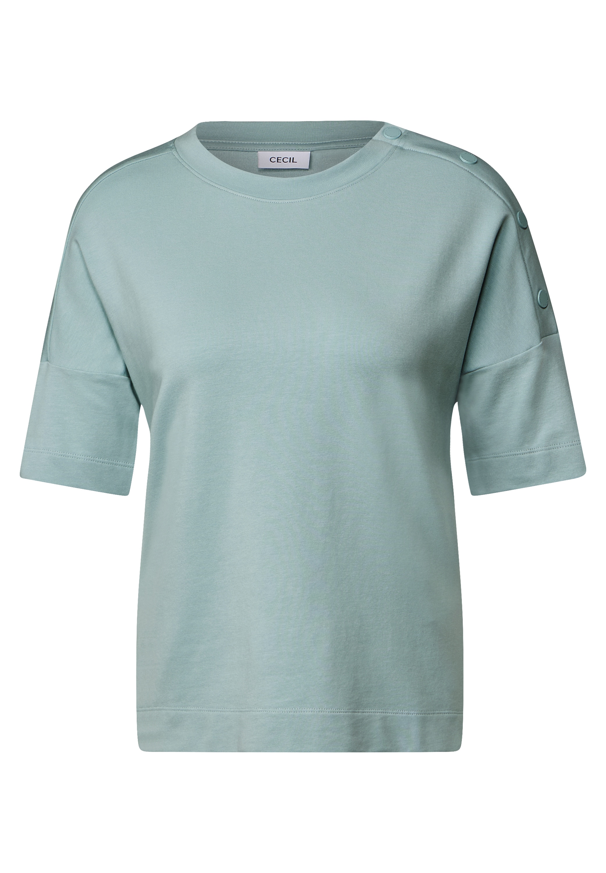 Cecil T-Shirt, mit Knopfdetail