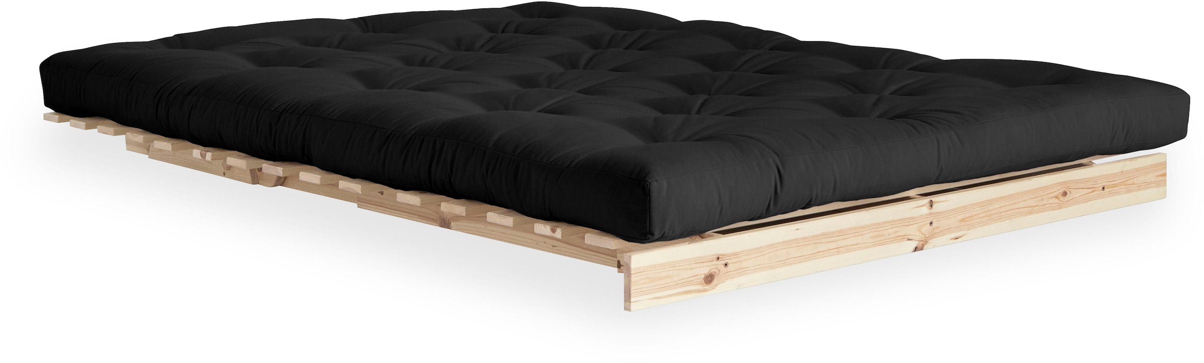 Karup Design Daybett »Daybett Roots Schlafsofa – Gästebett & Sofa aus FSC®-Kiefer«, Inkl. Futonmatratze, in mehreren Grössen & Farben erhältlich