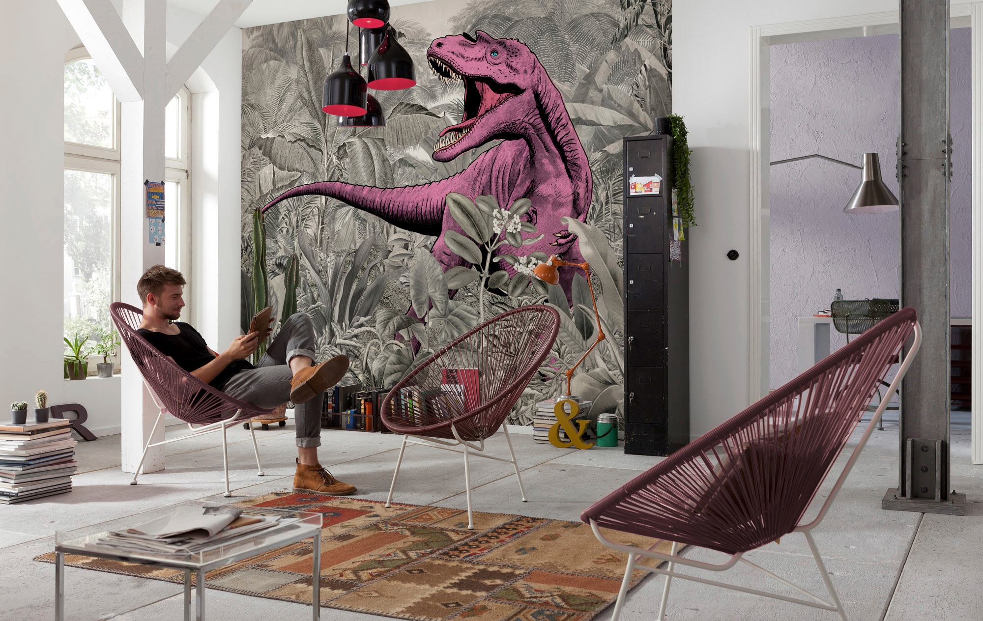 Komar Vliestapete »Digitaldruck Vlies - Pinky - Grösse 350 x 280 cm«, bedruckt, Kinderzimmer