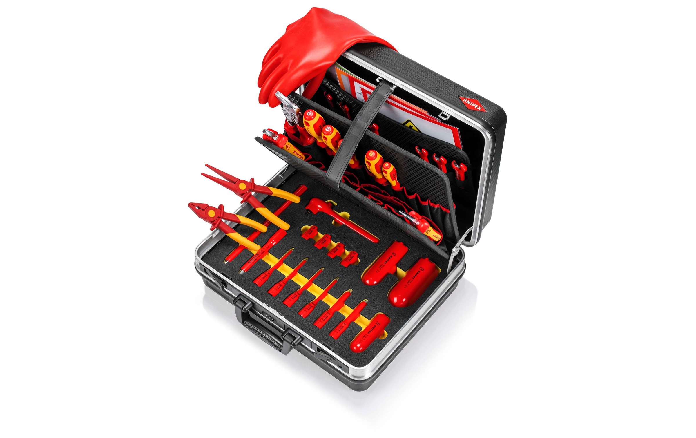Knipex Werkzeugkoffer »Basic E-Mobilität, 34-teilig«