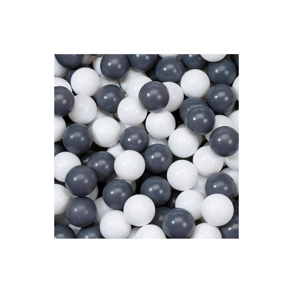 Knorrtoys® Bällebad »cm - 100 balls grey/creme«