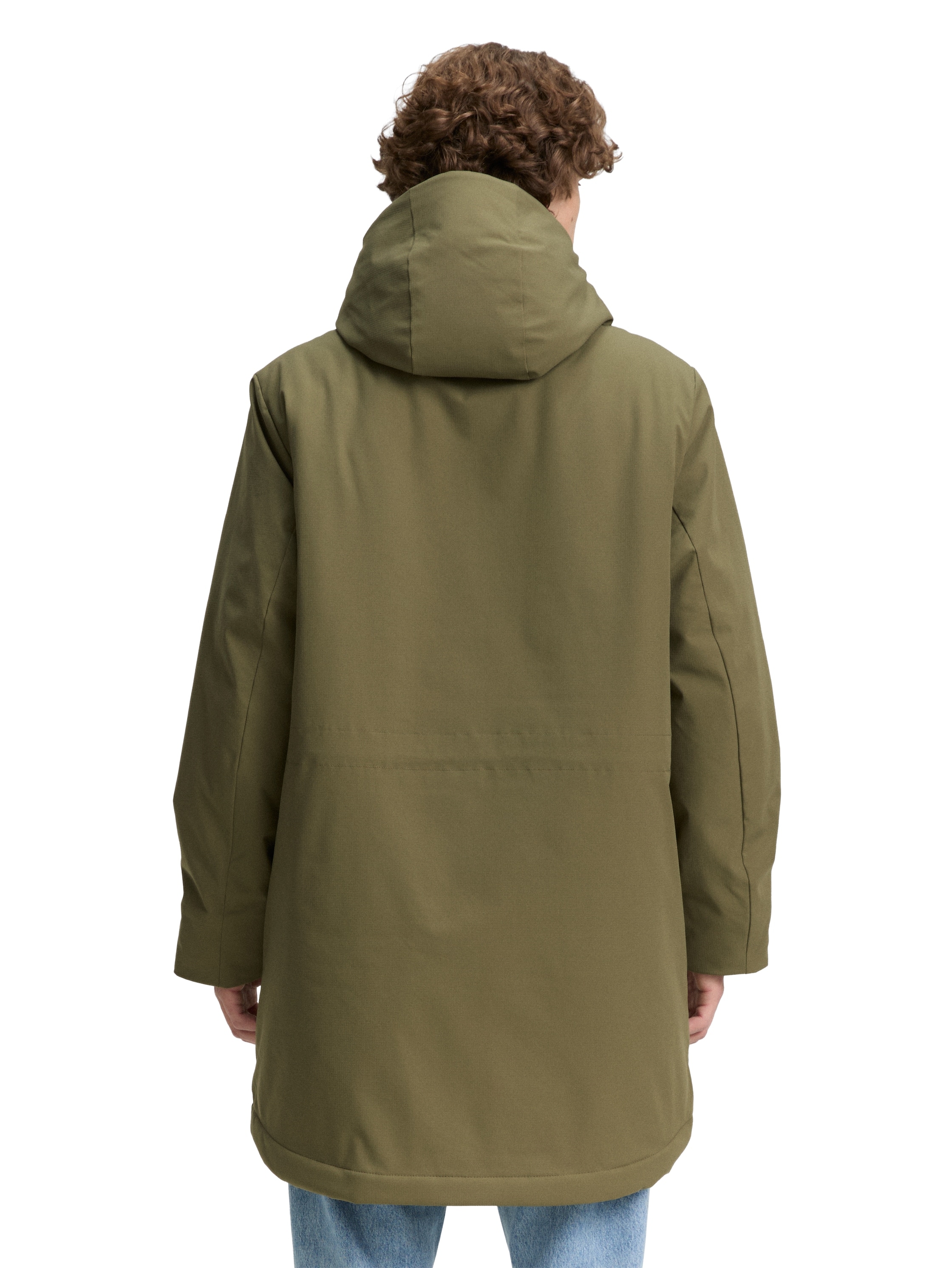 TOM TAILOR Denim Parka, mit Kapuze, mit wasserabweisender Funktion