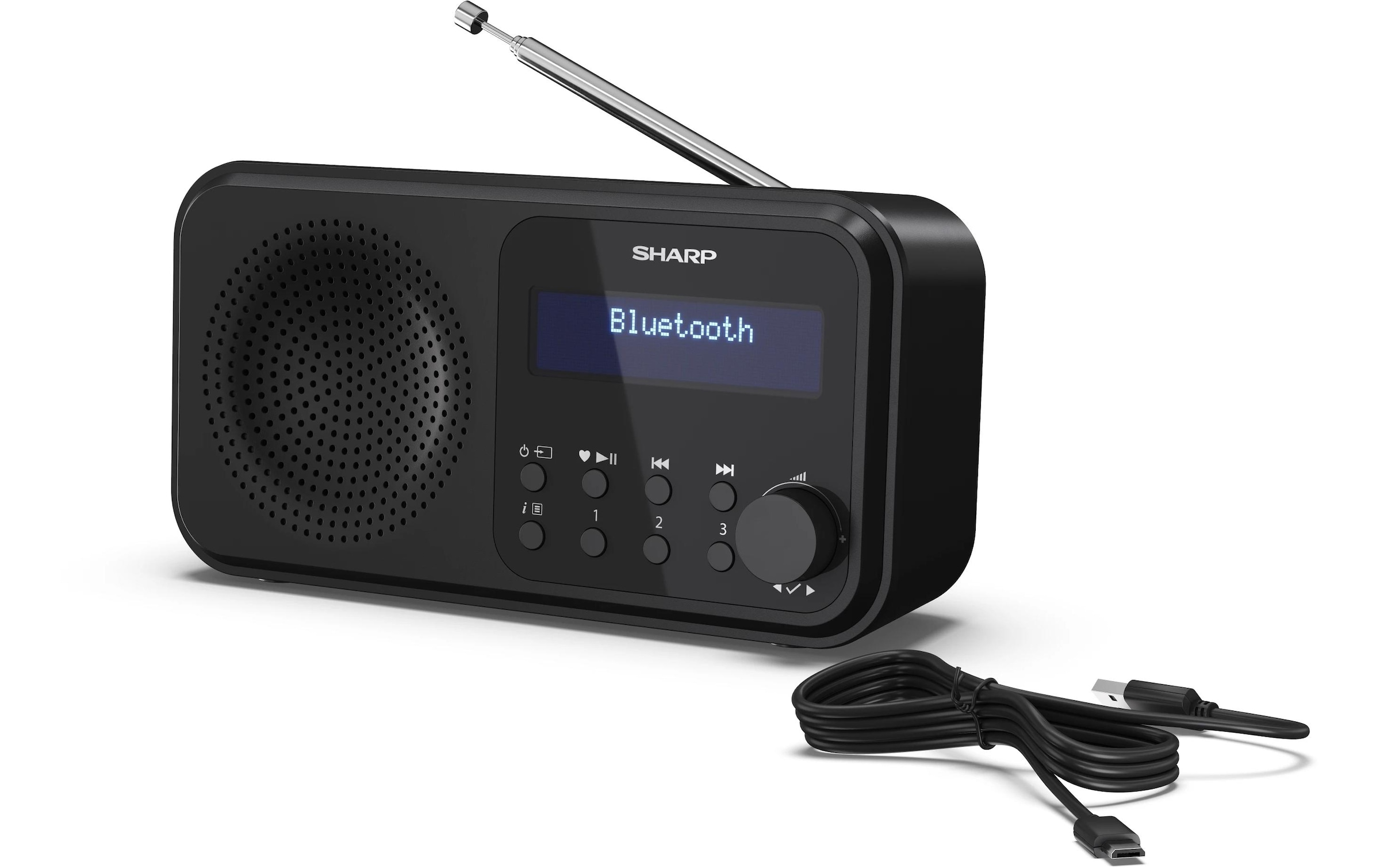 Sharp Digitalradio (DAB+) »DAB+ Radio DR-P420 – Schwarz«, (Digitalradio (DAB+)-FM-Tuner)