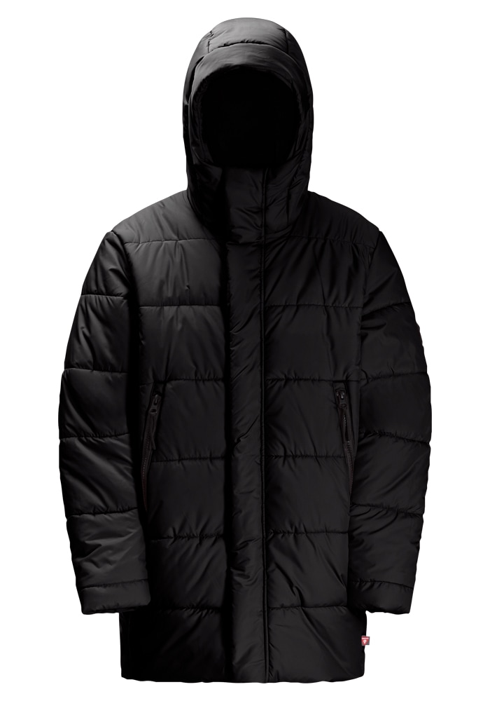 Jack Wolfskin Outdoorjacke »TEEN INS LONG JACKET Y«, mit Kapuze