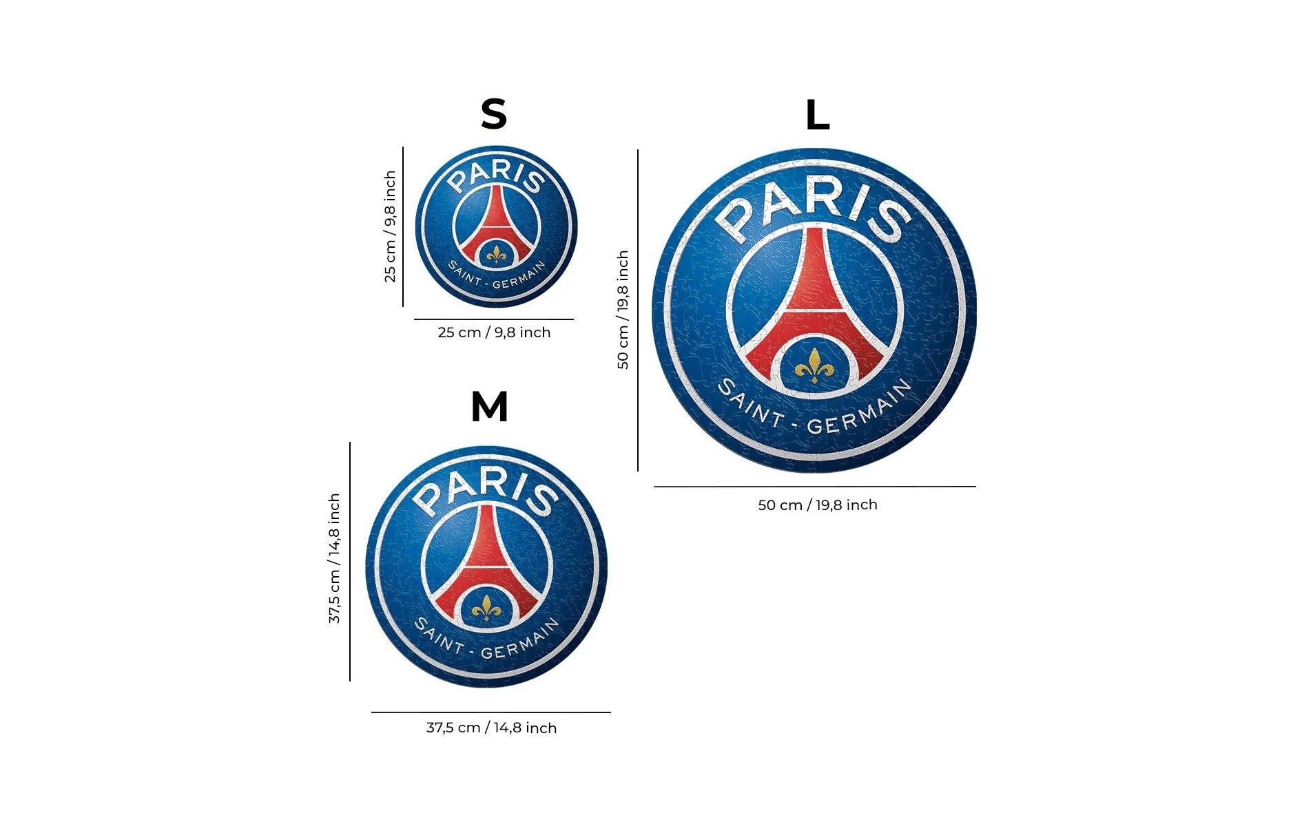 Puzzle »Iconic PSG FC – Logo«, Holzart: Birke (Herkunftsland: China)