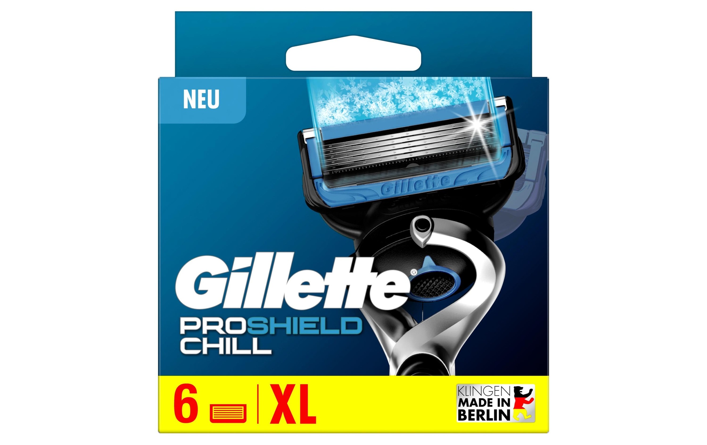 Gillette Rasierklingen »ProShield Chill 6 Stück«, (6 tlg.)
