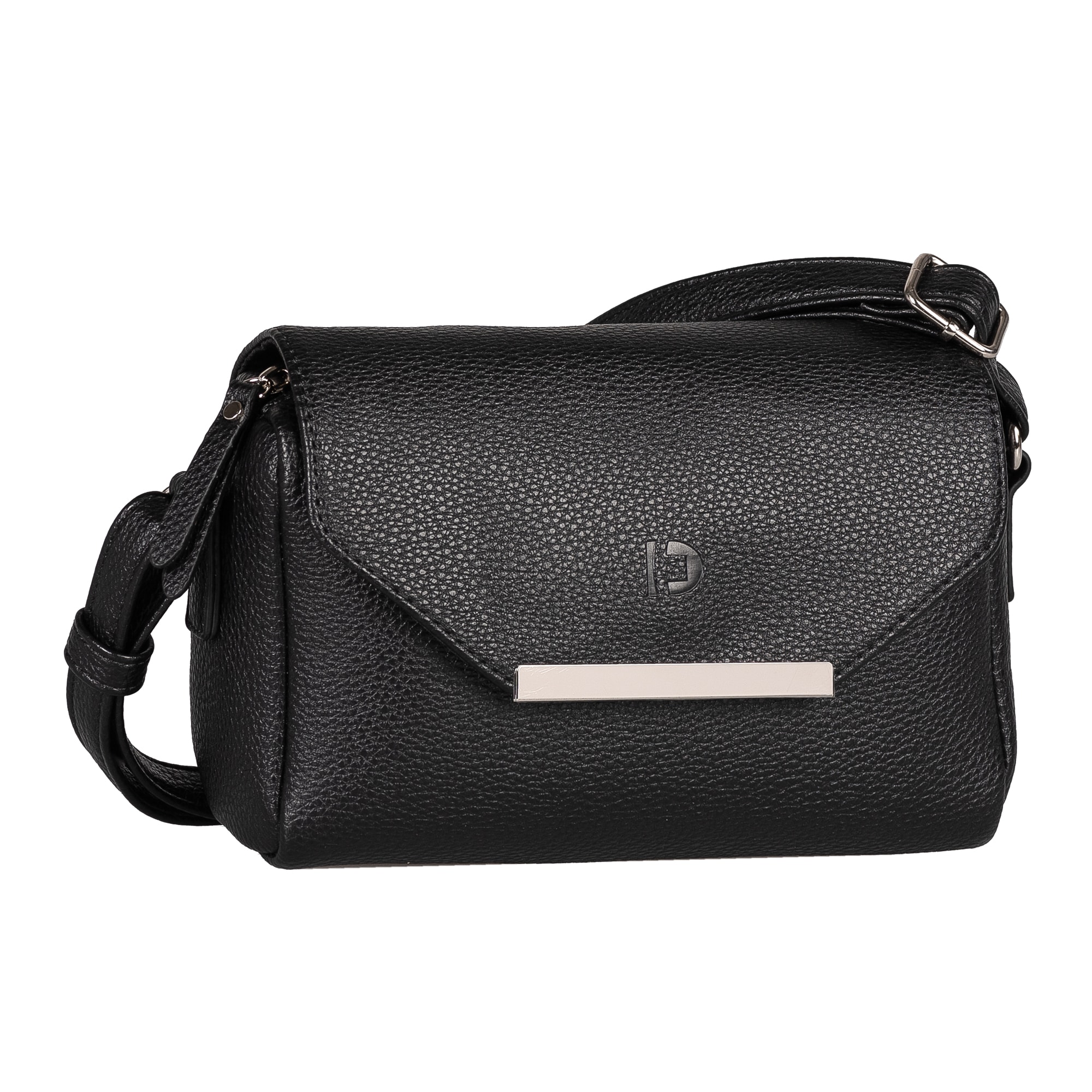 TOM TAILOR Denim Umhängetasche "Yadira" Damen Schultertasche mit schmaler Metall-Zierleiste