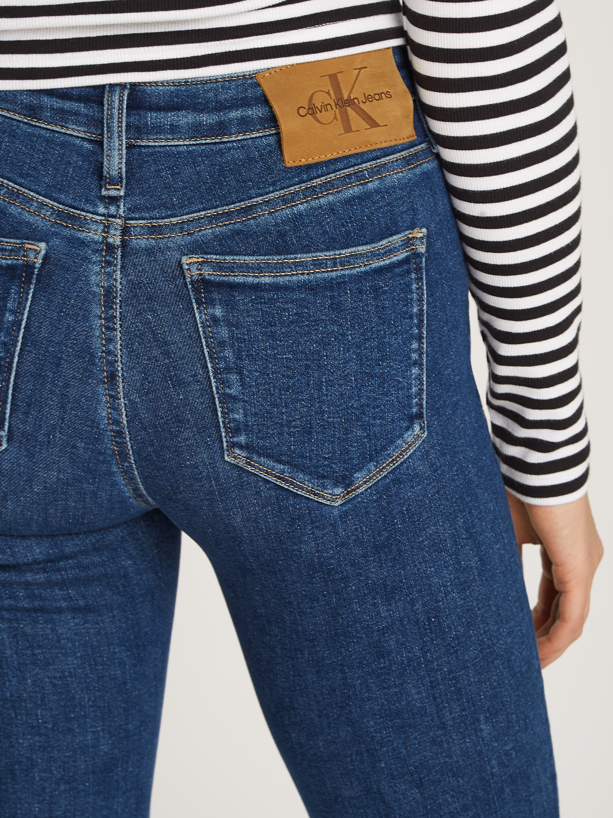 Calvin Klein Jeans Skinny-fit-Jeans »MID RISE SKINNY« im 5-Pocket-Style