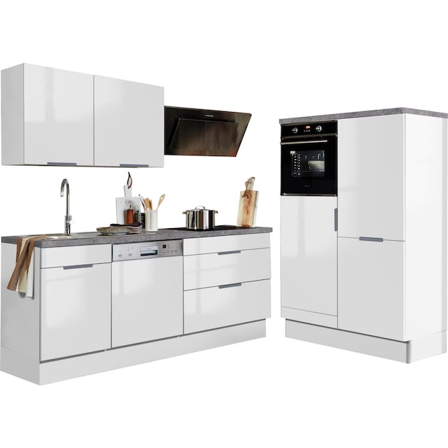 ❤ OPTIFIT Küchenzeile »Tara«, ohne E-Geräte, mit Vollauszug und  Soft-Close-Funktion, Breite 320 cm bestellen im Jelmoli-Online Shop