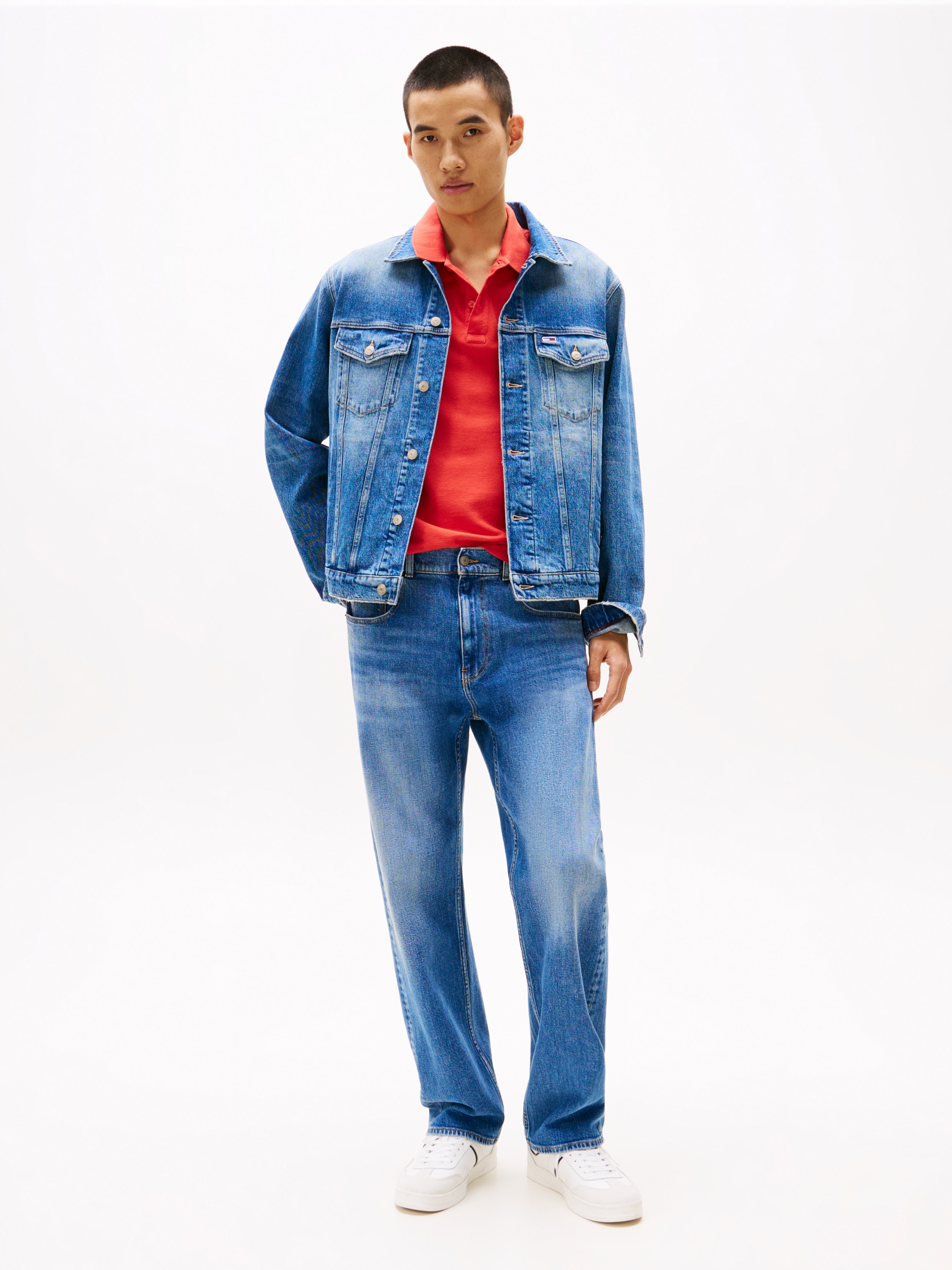 Tommy Jeans Regular-fit-Jeans »Otis Regular Straight«, Mit Gürtelschlaufen