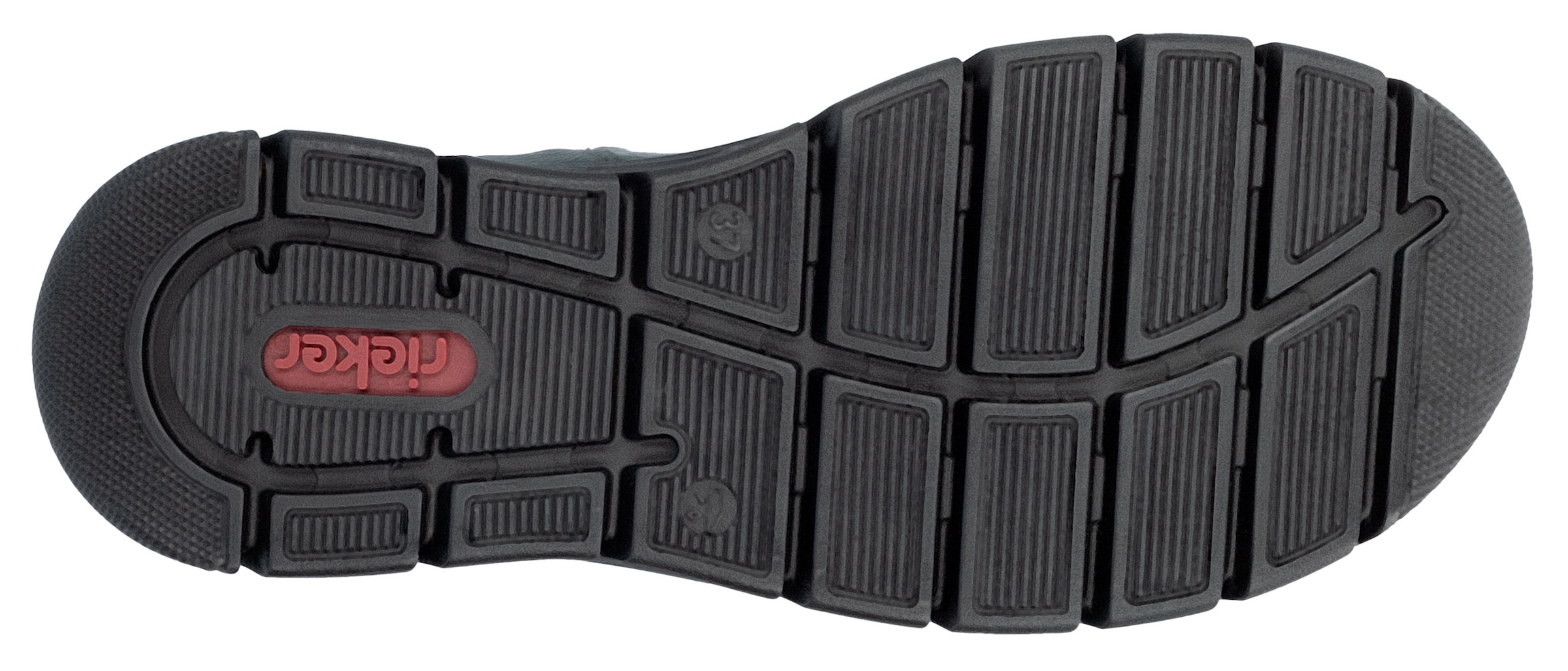 Rieker Stiefelette, Winterboots, Keilsohle, Innenreissverschluss und slouchy Schaft