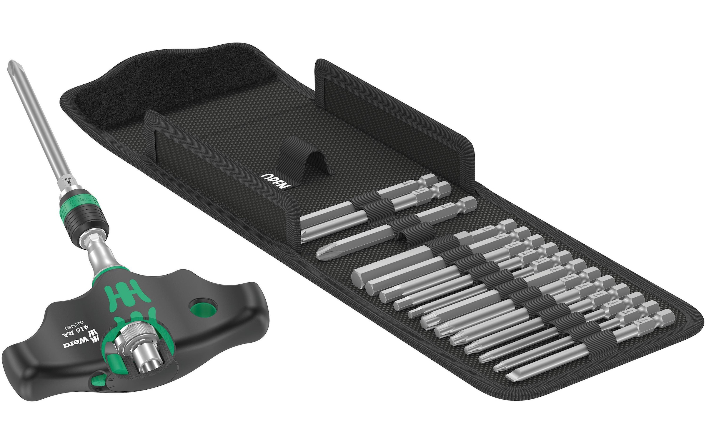 Bit-Set »Wera Kraftform Kompakt 400 RA Set 1«