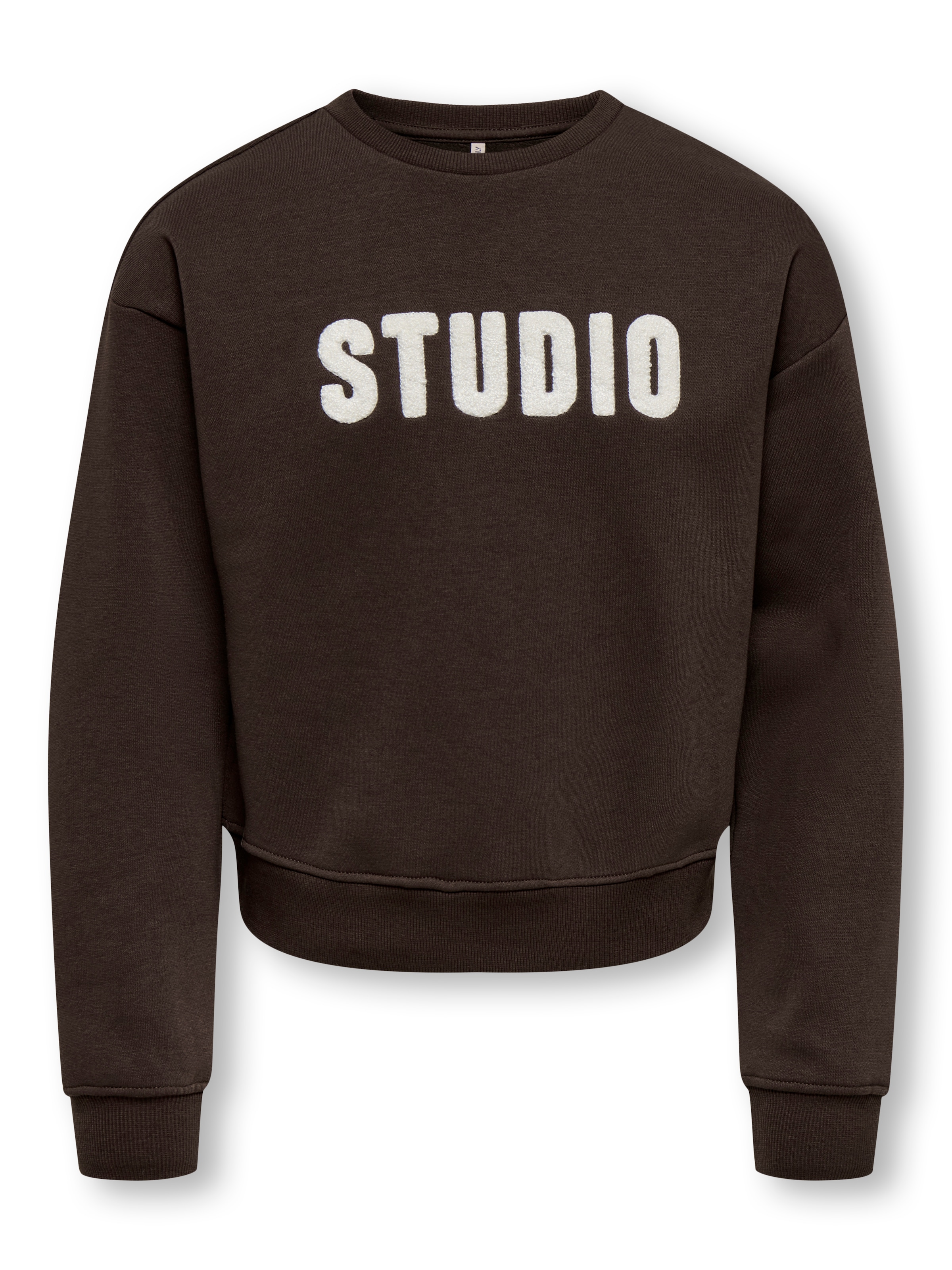 KIDS ONLY Sweatshirt "KOGSWEAT LS CREW OVZ STAT SWT NOOS", Baumwollmischung, loose fit