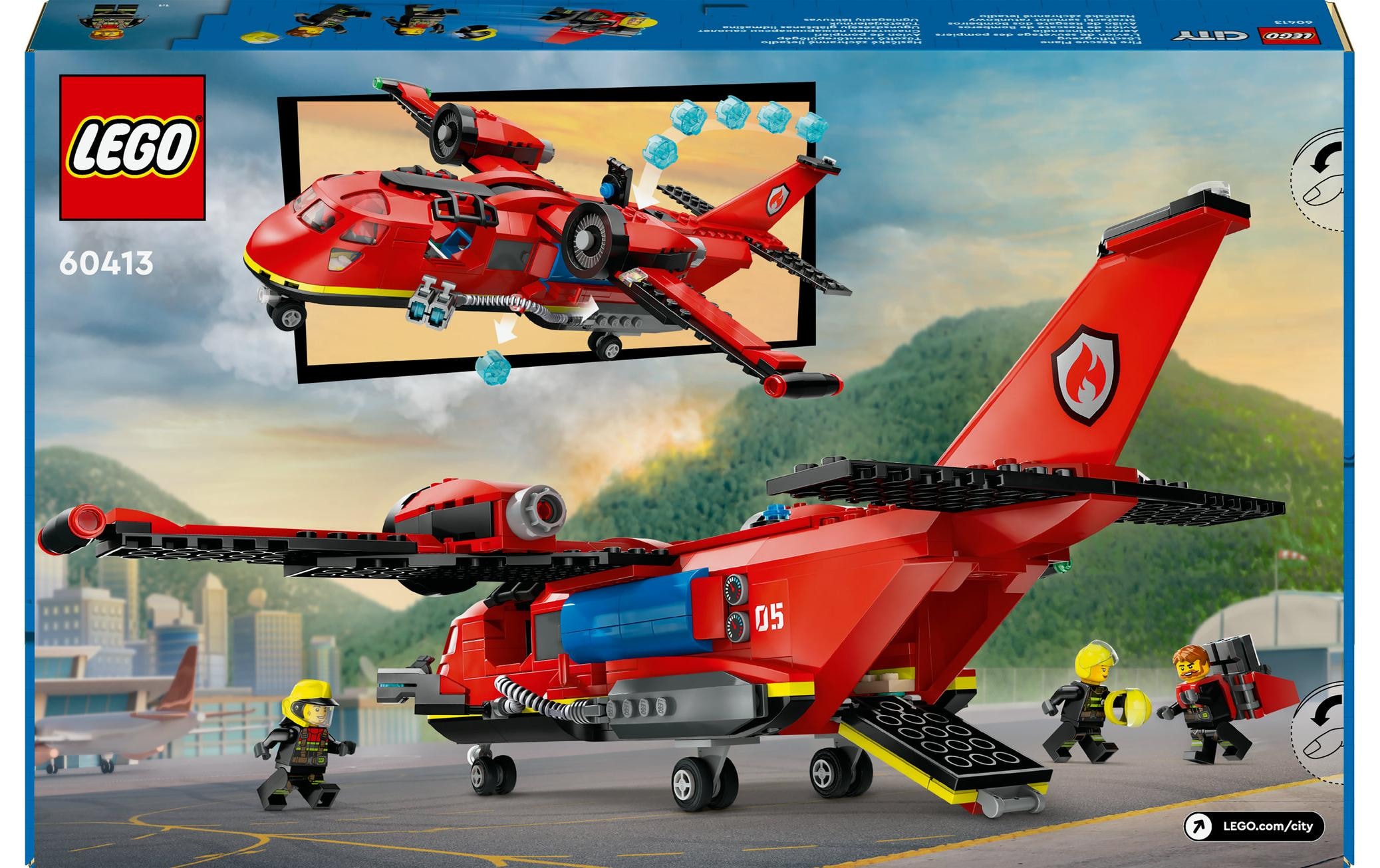 LEGO® Spielbausteine »Löschflugzeug 60413«, (478 St.)