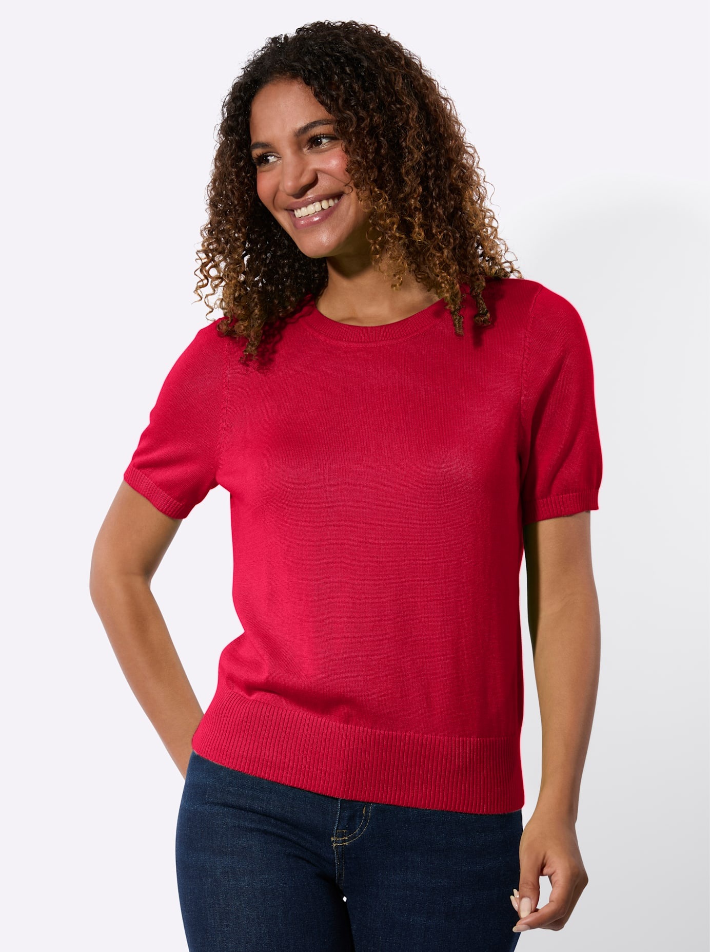 Casual Looks Kurzarmpullover »Kurzarm-Pullover«