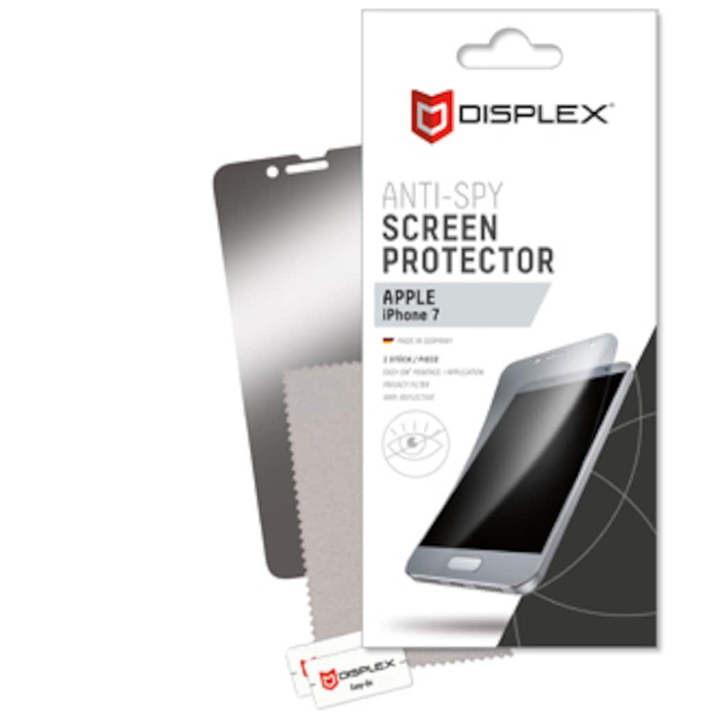 Displex Displayschutzfolie »DISPLEX Privacy Glass Panzerglas für Apple iPhone X/XS/11 Pro (5,8")«, für iPhone X,Xs,11 Pro
