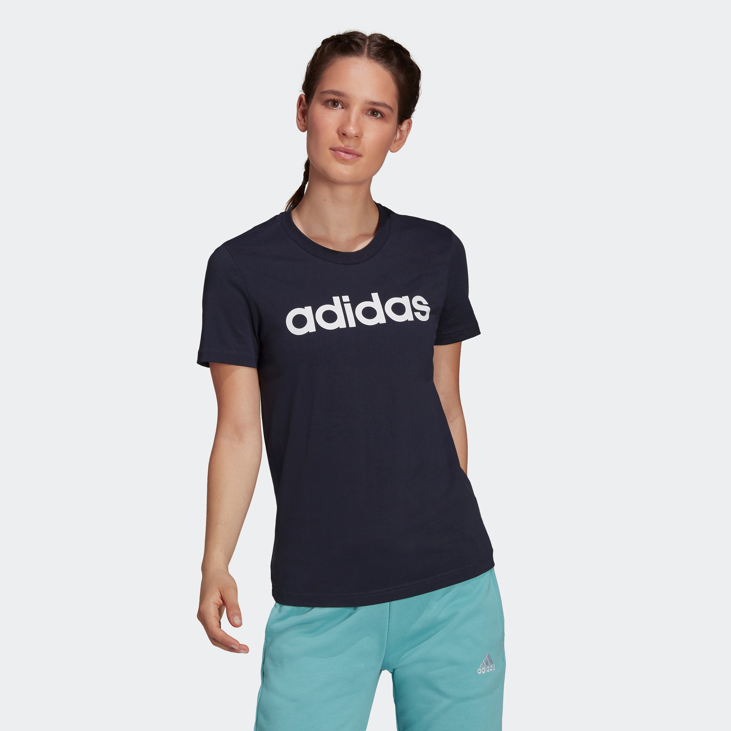 adidas Sportswear T-Shirt Schweiz »LOUNGEWEAR Jelmoli-Versand bei kaufen online ESSENTIALS SLIM LOGO«