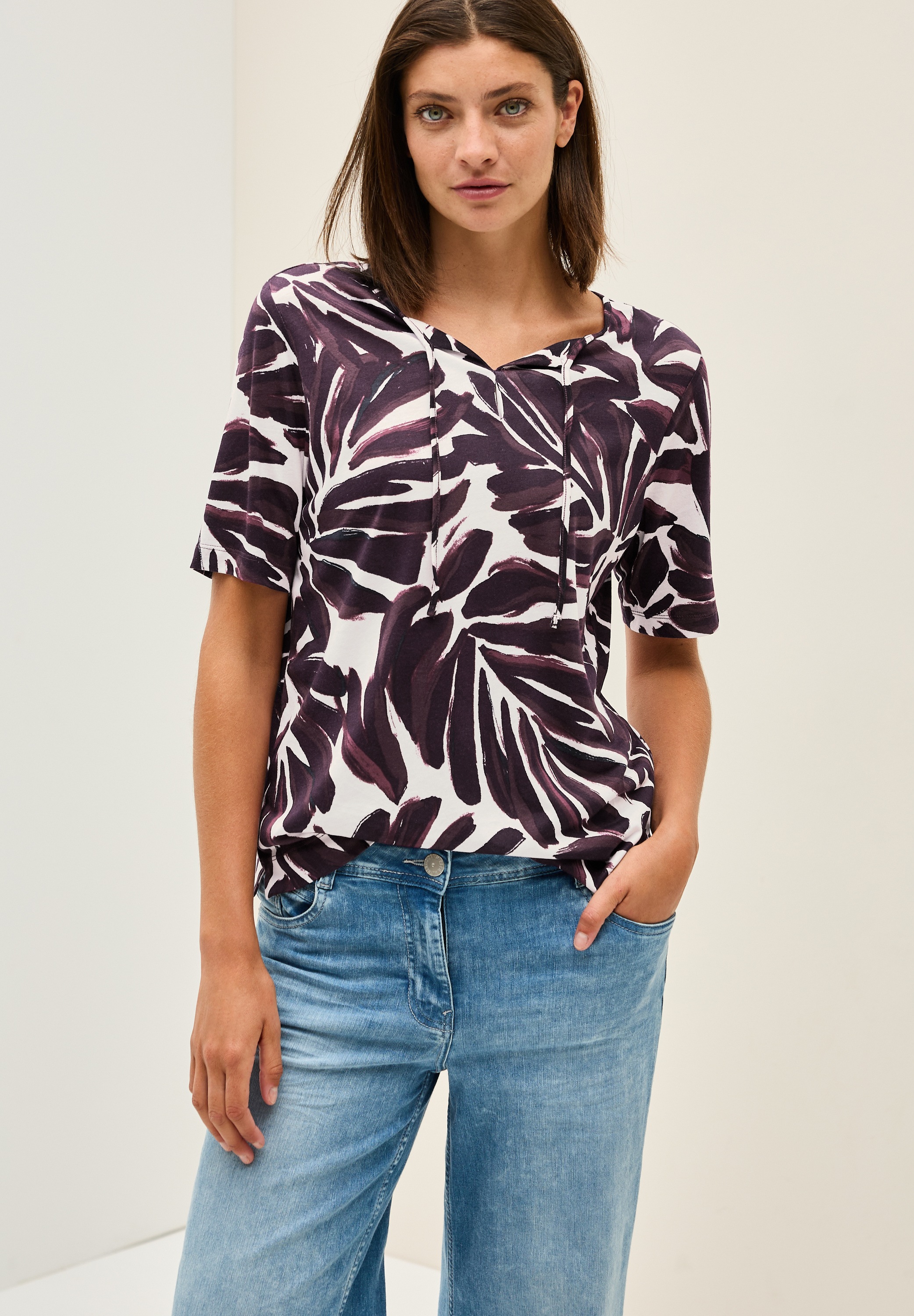 Cecil Print-Shirt im Tunika-Look