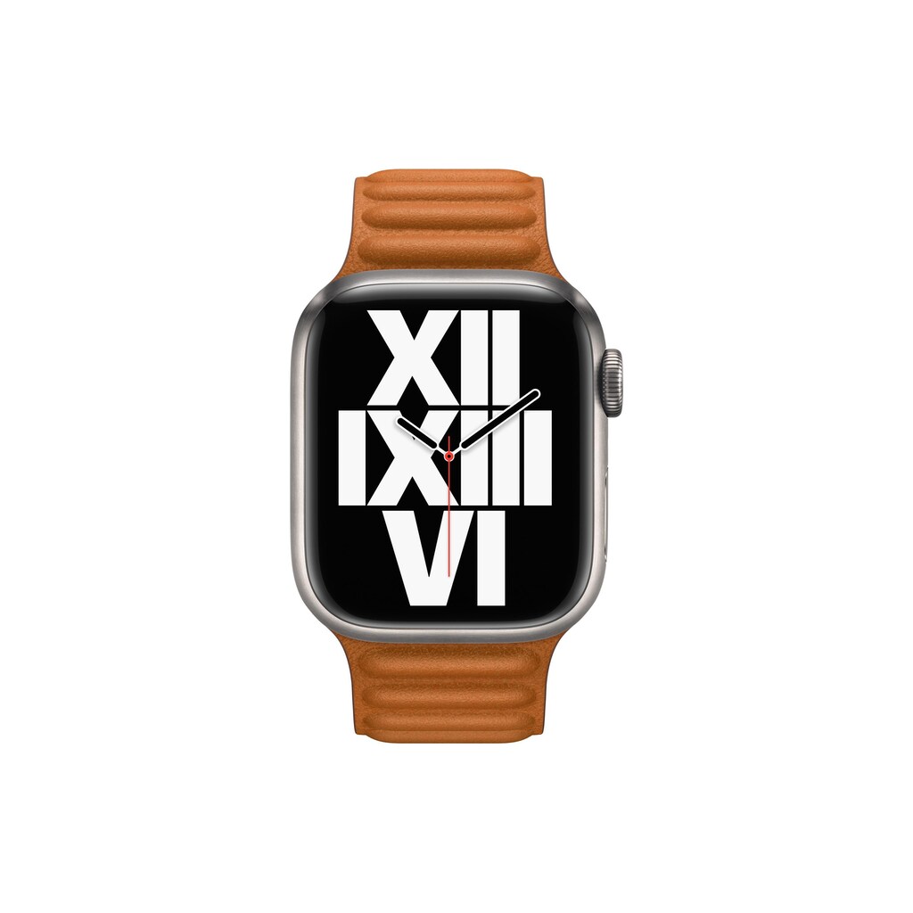 Apple Smartwatch-Armband »Leather Link 41 mm S/M«