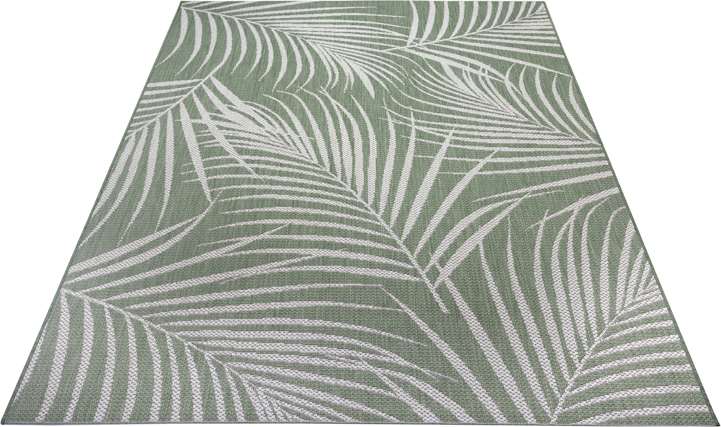 Leonique Teppich »Naya«, rechteckig, 3 mm Höhe, Florales Design, Robust, Pflegeleicht, Flachgewebe