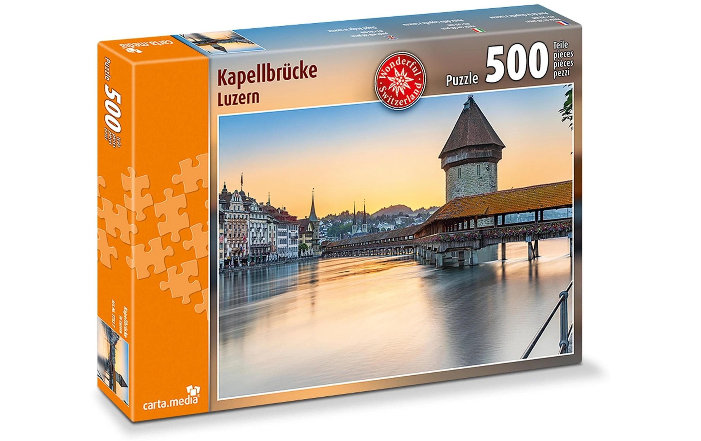 Puzzle "Carta.Media Kapellbrücke Luzern"