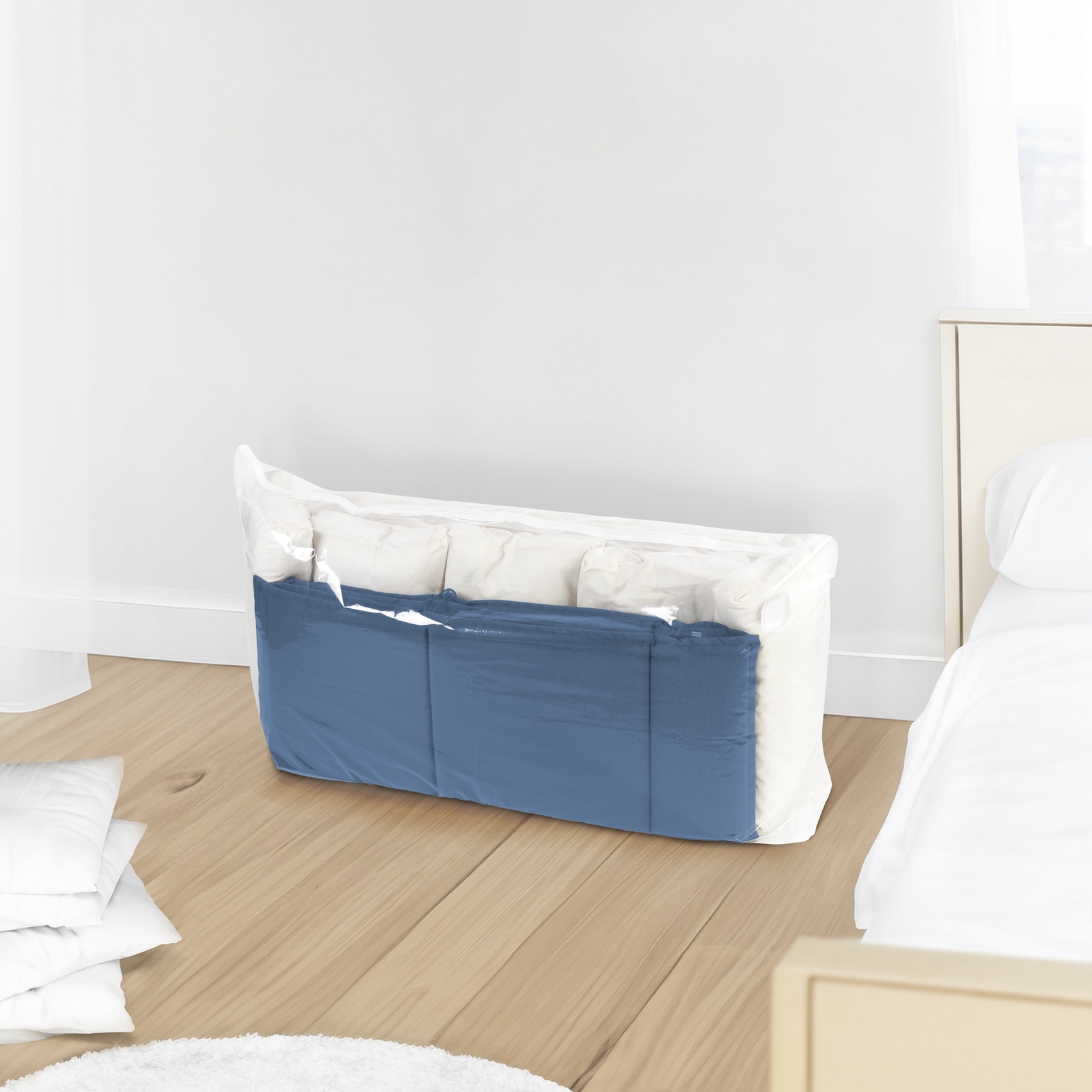 WENKO Vakuumierbeutel »Vakuum Jumbo Cube XXL«, extra grosser Vakuumbeutel für Kleidung, Gartenpolster & Bettdecken