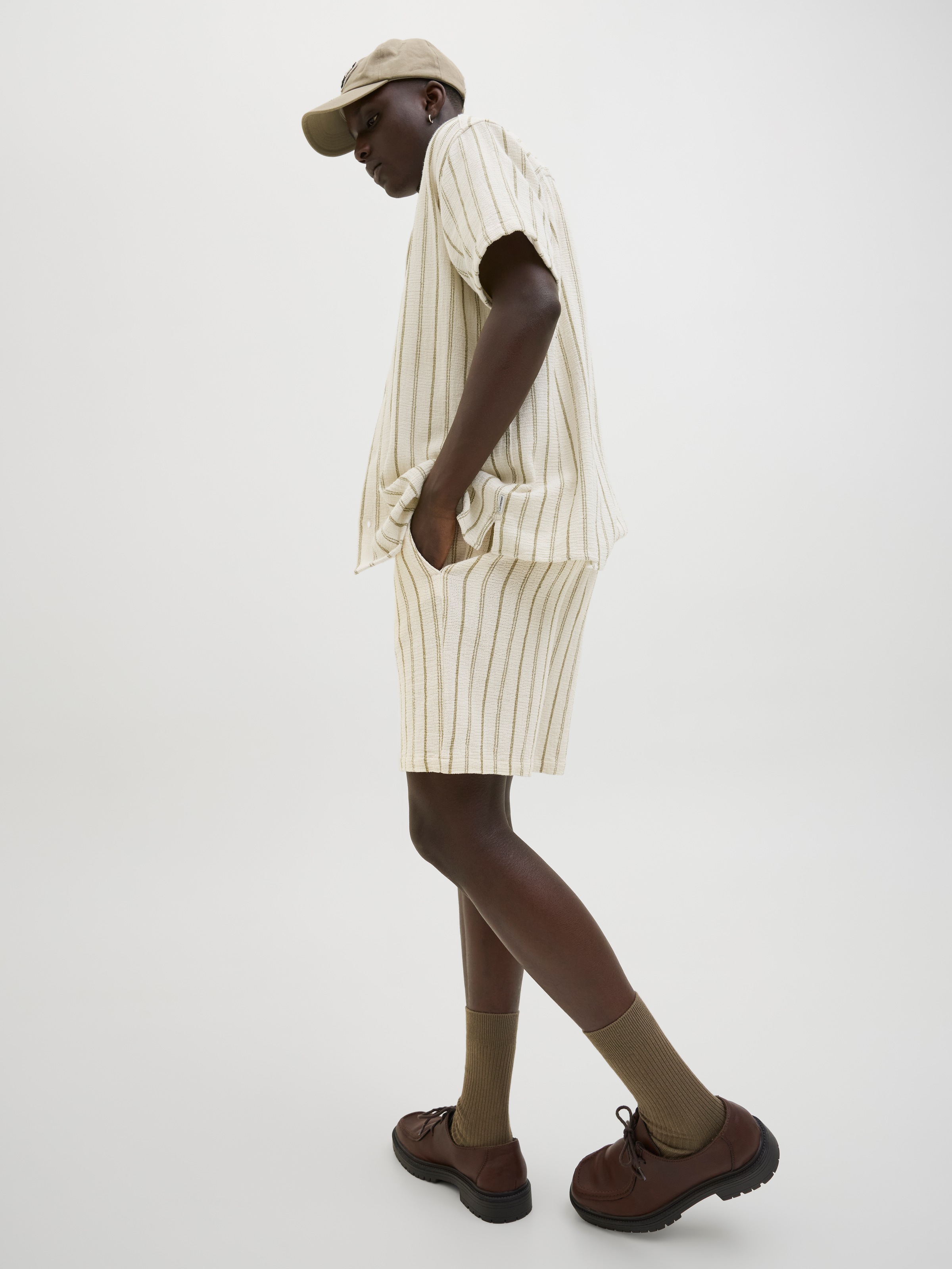Jack & Jones Shorts »JPSTJAIDEN COBA STRIPE JOG SHORT SRT SN«