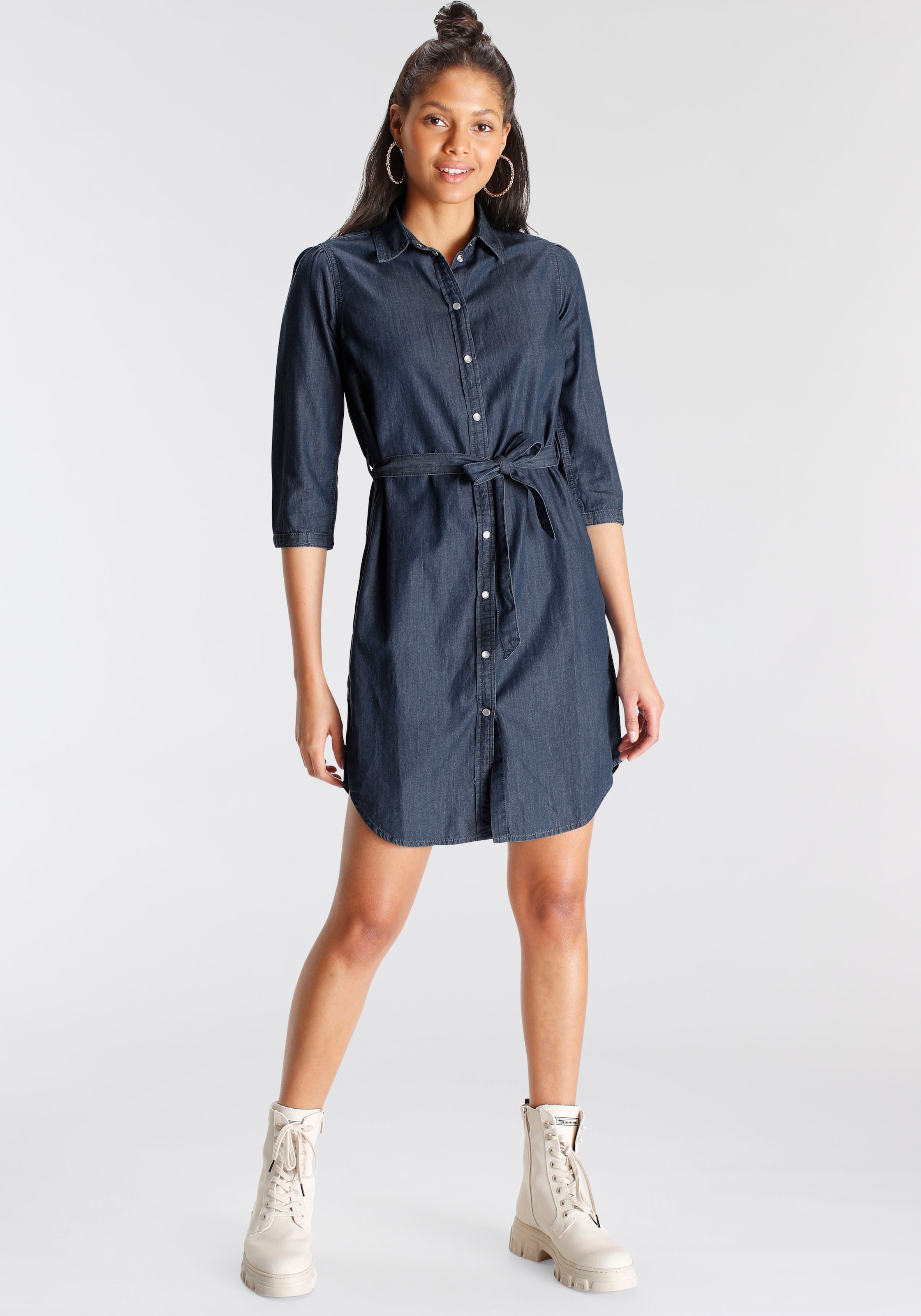 AJC Hemdblusenkleid, in Jeans-Optik - NEUE KOLLEKTION online kaufen bei  Jelmoli-Versand Schweiz | Jeanskleider