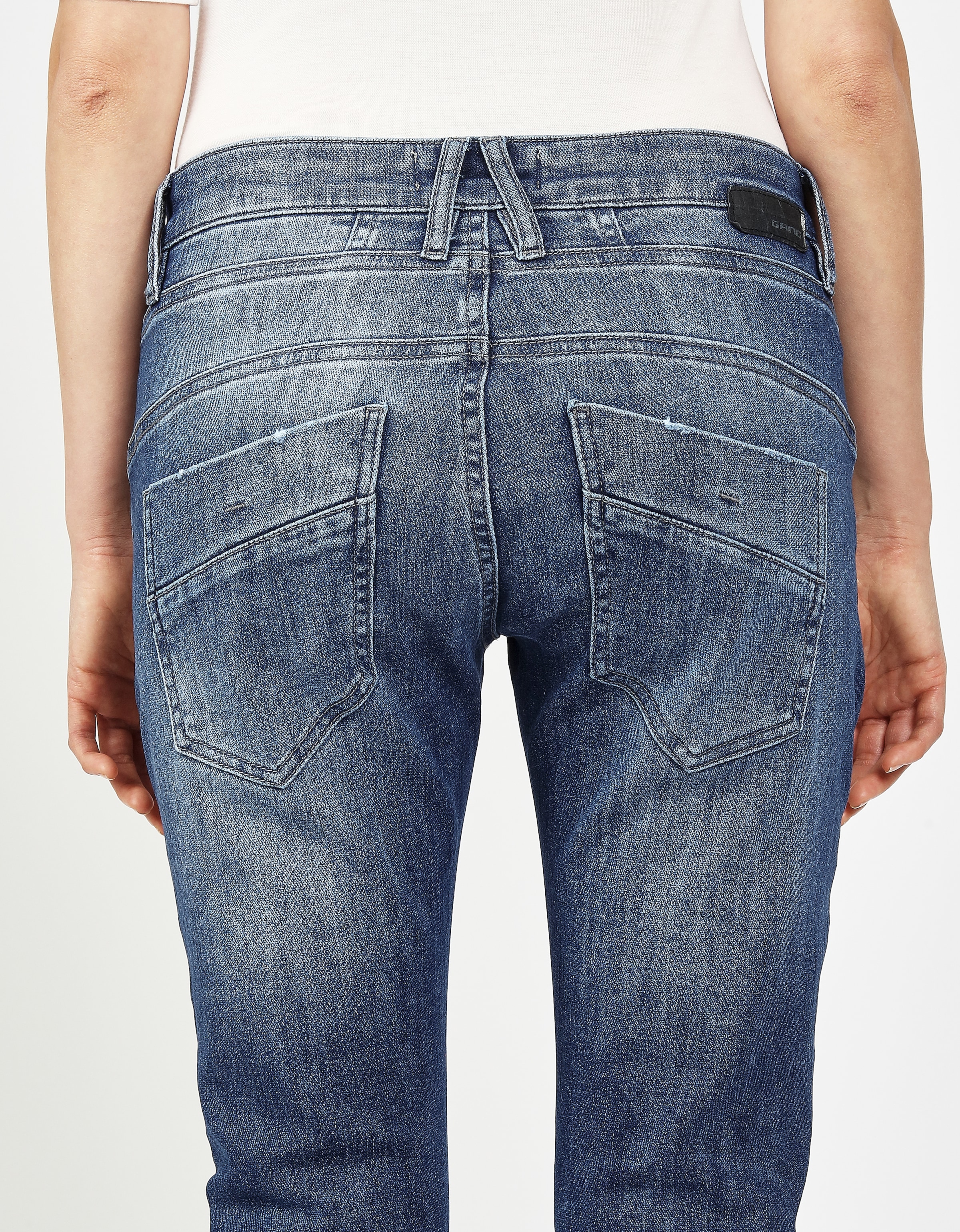 GANG 5-Pocket-Jeans »94GERDA«, aus Sweat Denim, Relaxed Fit