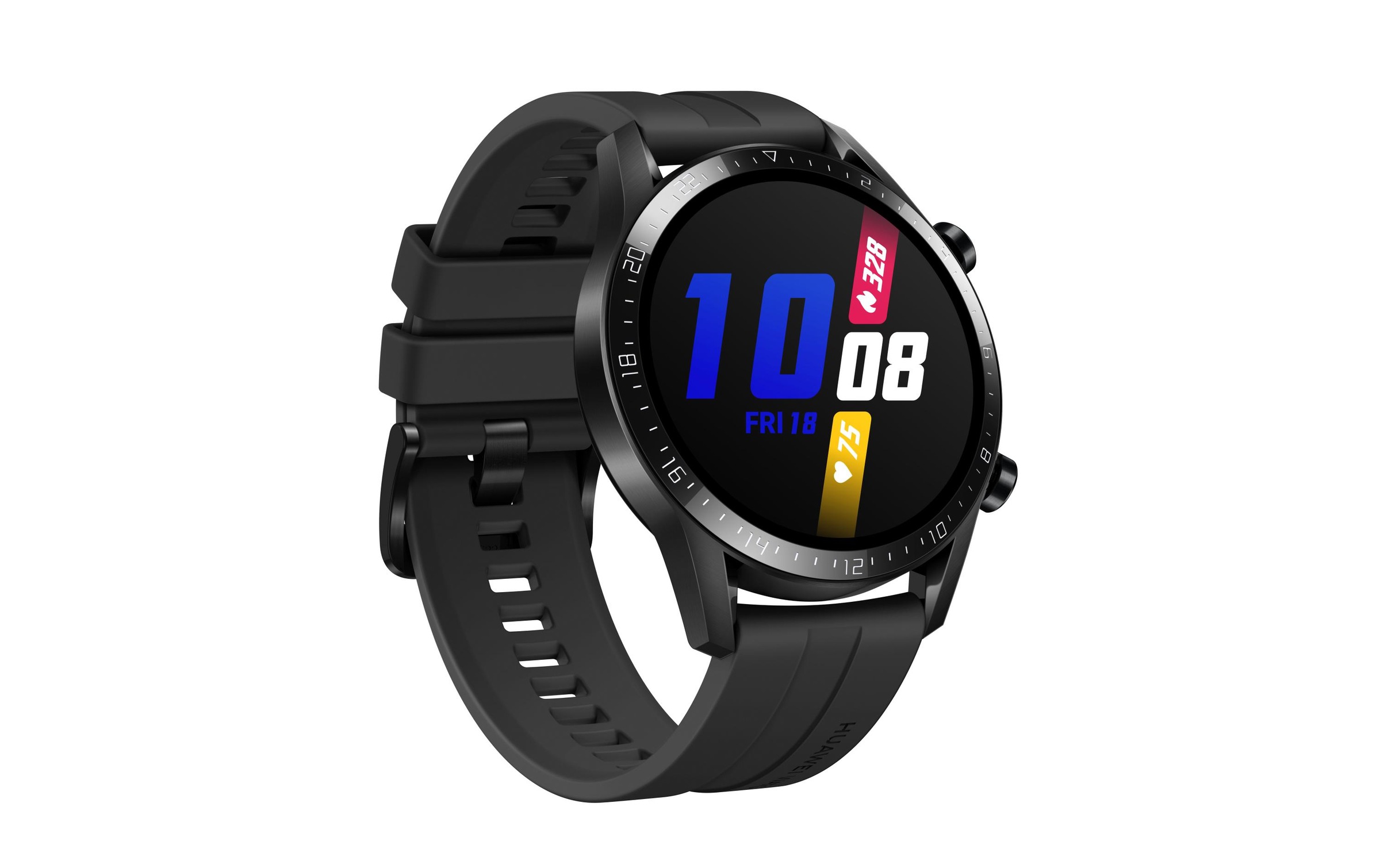 Huawei Smartwatch »GT2 46 mm Sport Black«, (Huawei Lite OS)