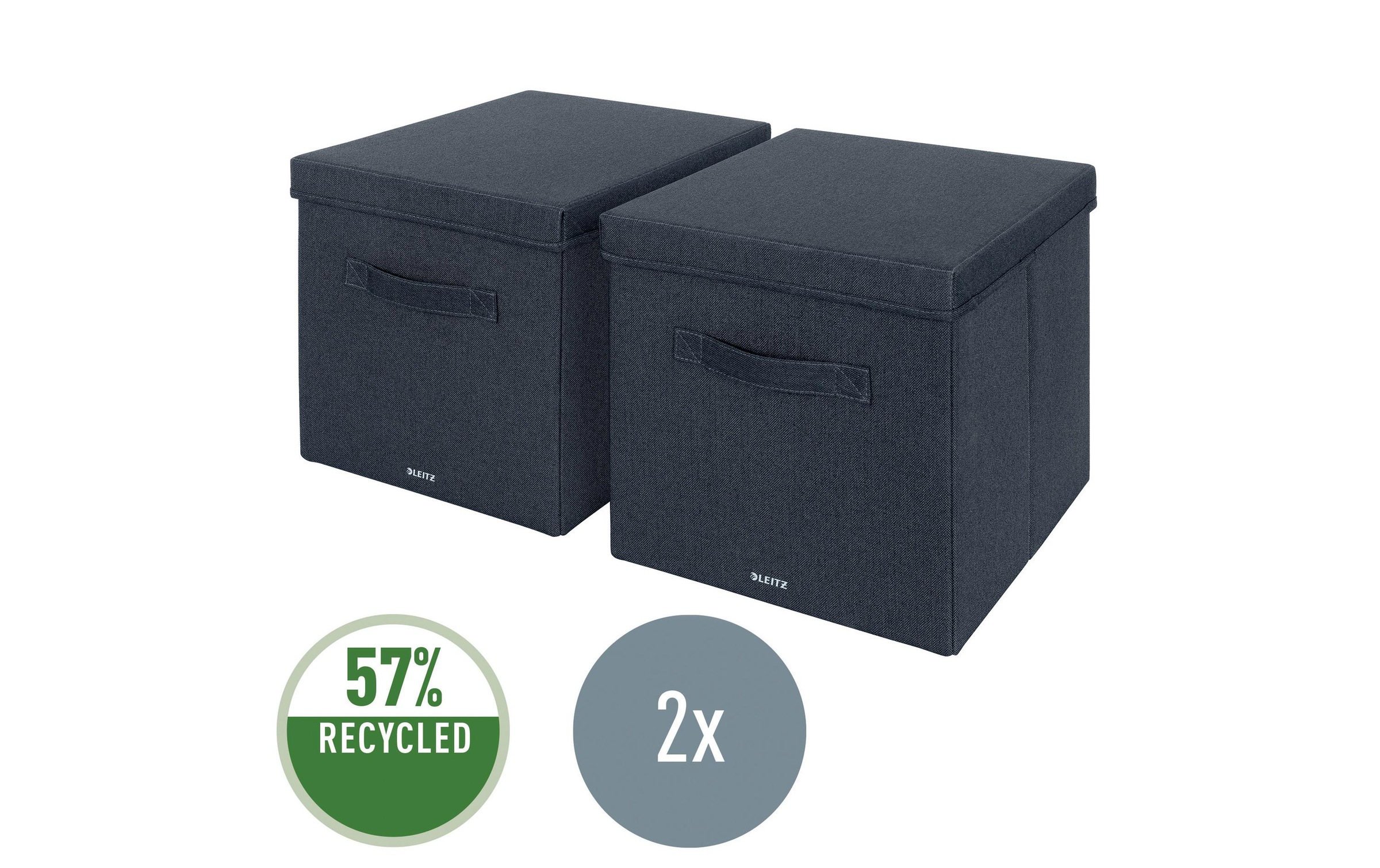LEITZ Aufbewahrungsbox »Fabric 2er Pack«
