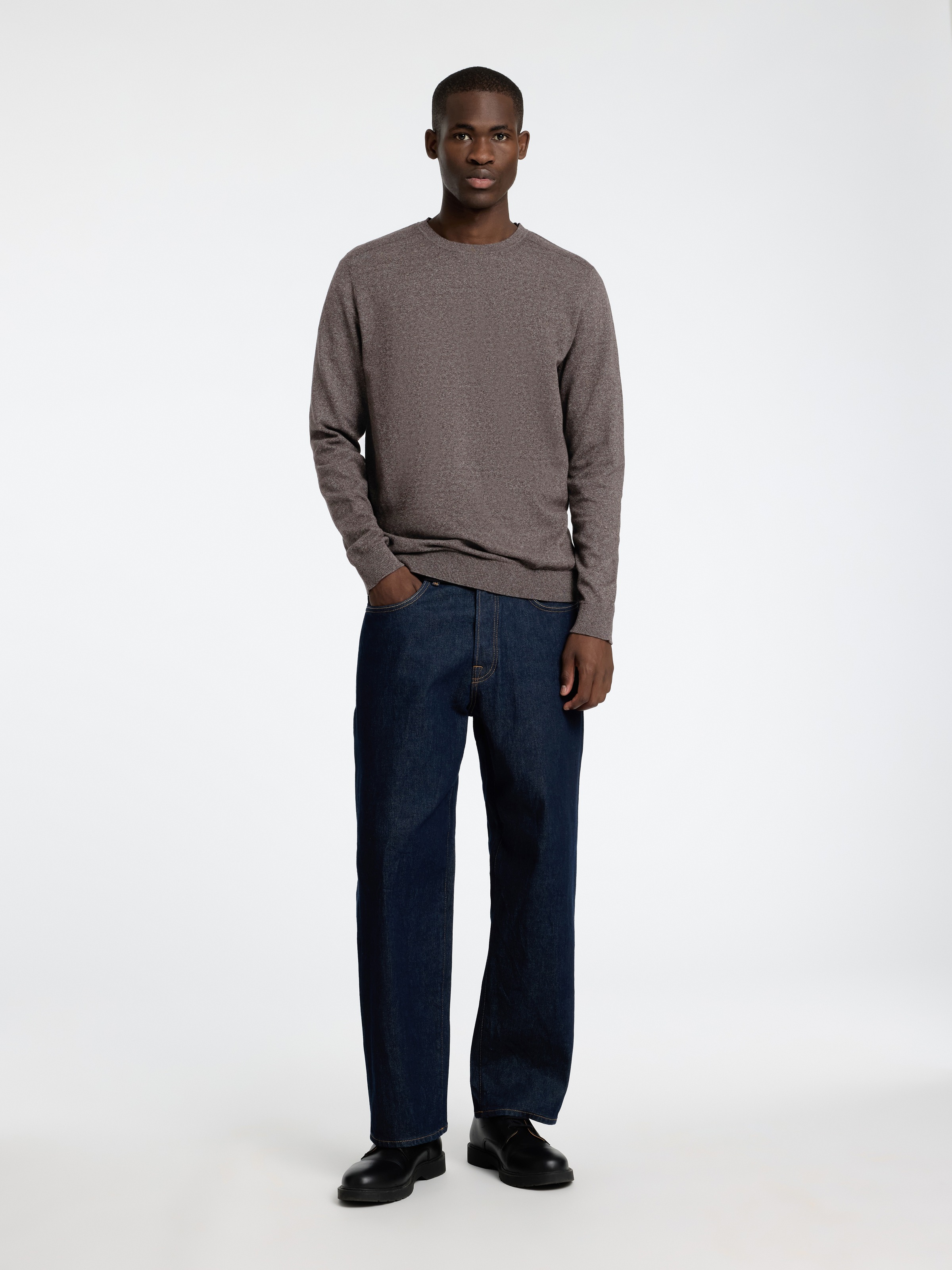 SELECTED HOMME Strickpullover »SLHBERG CREW NECK NOOS«