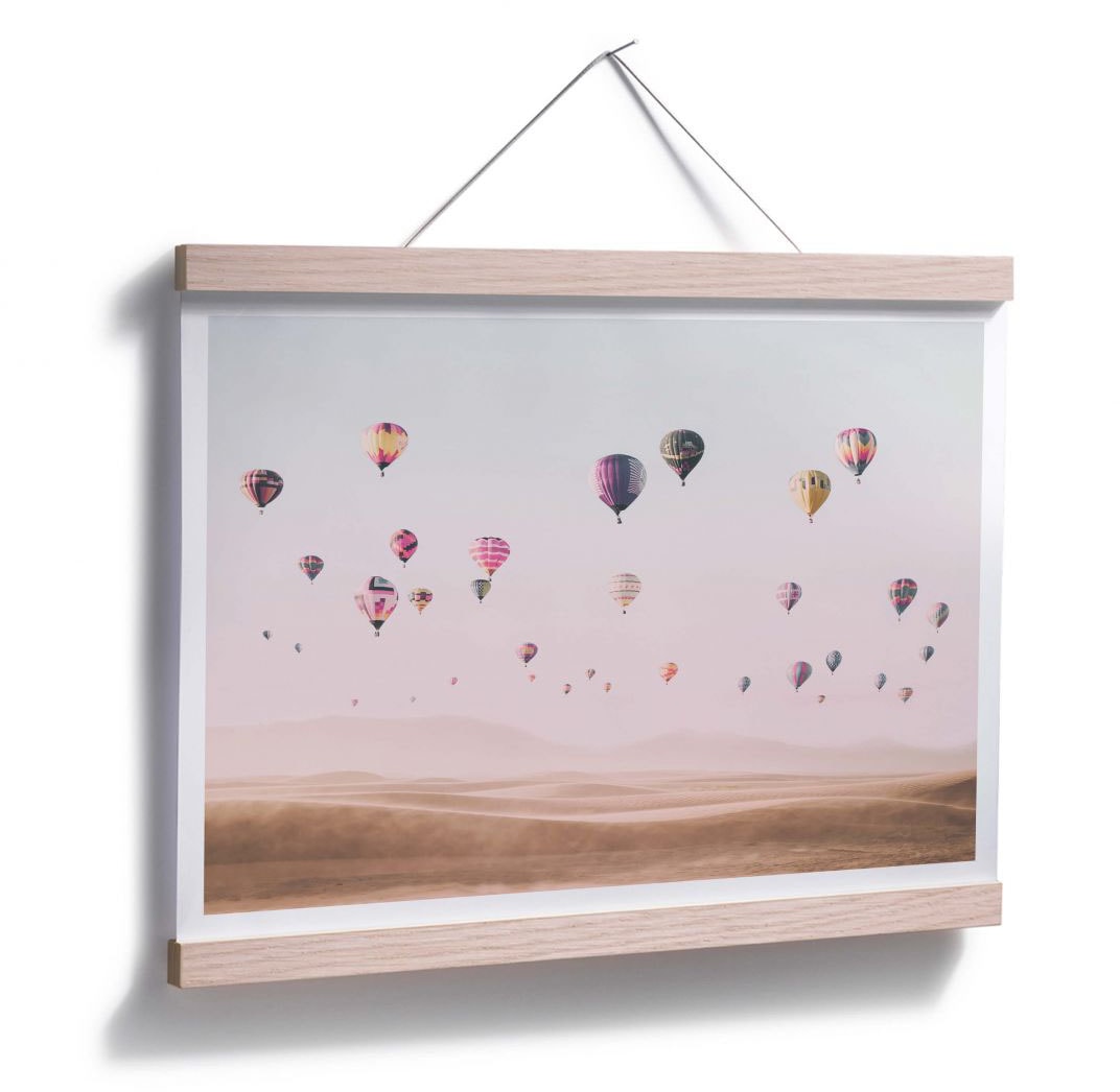 Wall-Art Poster »Ballon Heissluftballons Wüste«, Heissluftballon, (1 St.),  Poster, Wandbild, Bild, Wandposter online shoppen | Jelmoli-Versand