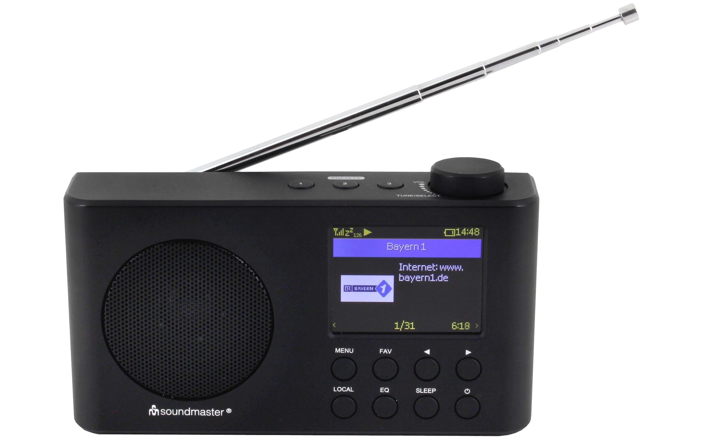 ➥ Soundmaster Internet-Radio (Bluetooth-WLAN jetzt kaufen | Digitalradio (DAB+)-FM-Tuner-Internetradio) »Radio IR6500SW«, Jelmoli-Versand