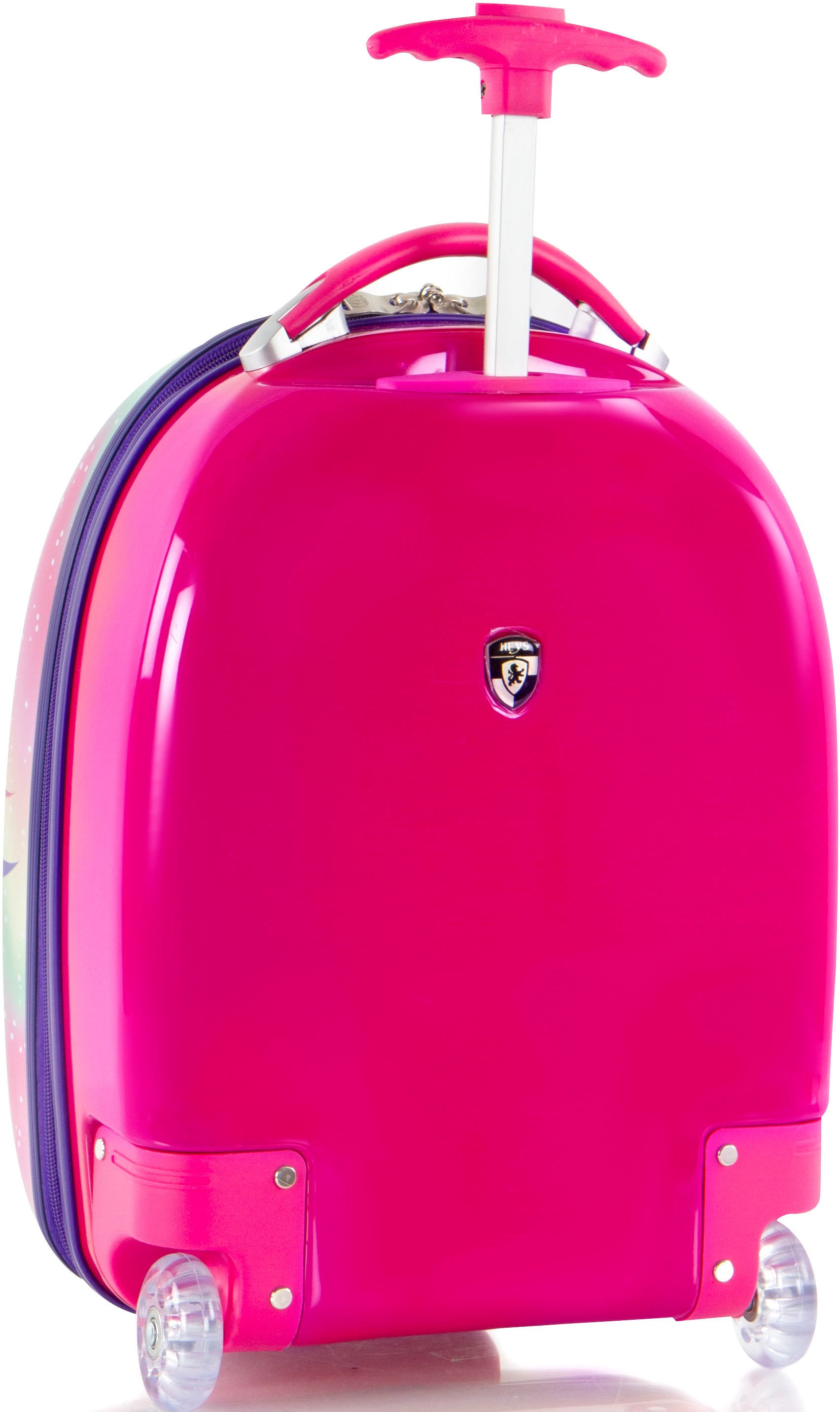 Heys Kinderkoffer »Einhorn rosa, 46 cm«, 2 Rollen, Kindertrolley Handgepäck-Koffer Kinderreisegepäck
