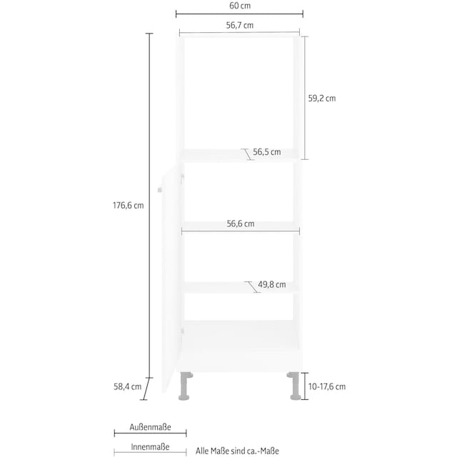 OPTIFIT Backofenumbauschrank »Parma«, Breite 60 cm online bestellen |  Jelmoli-Versand
