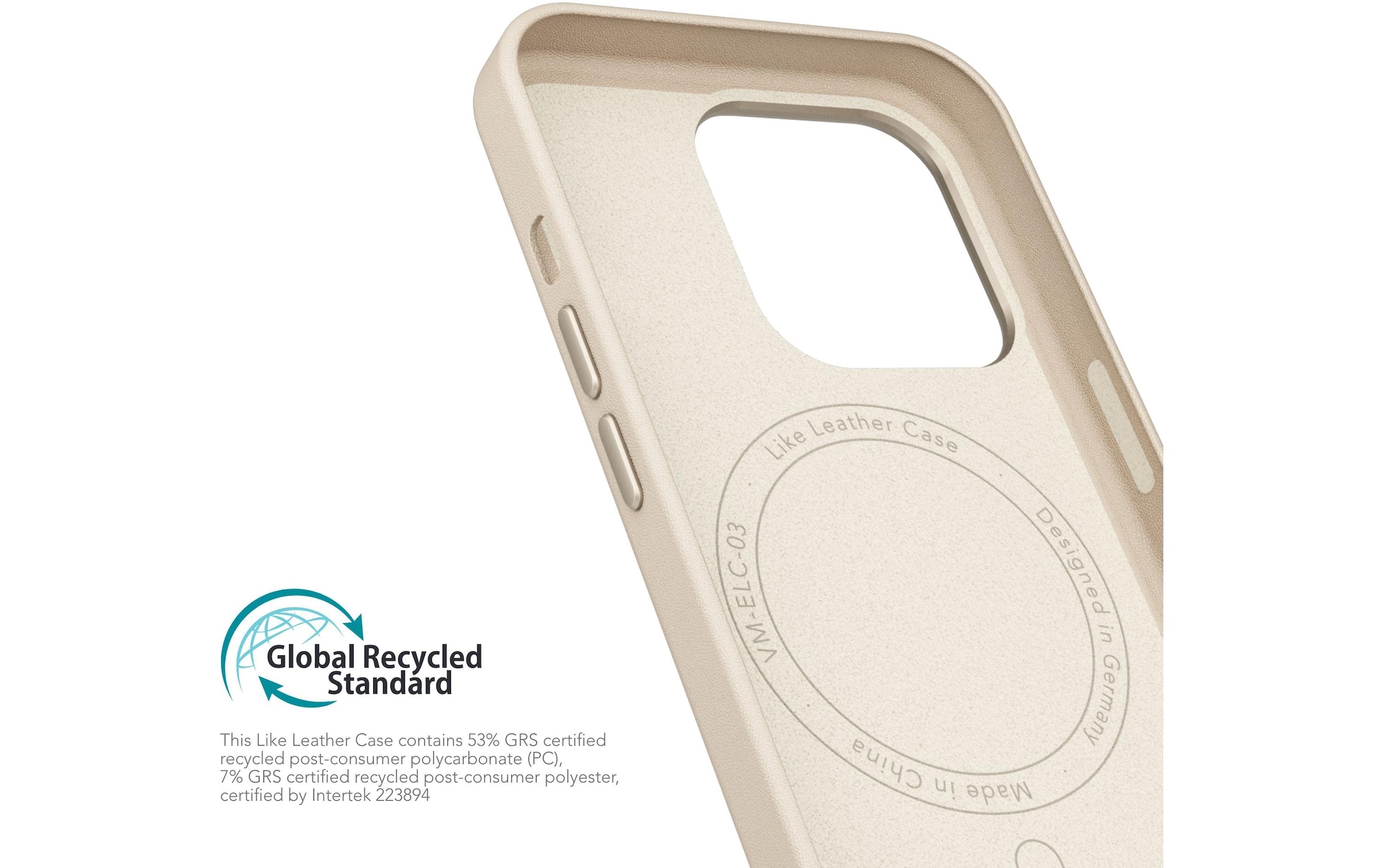 VONMÄHLEN Backcover »Like Leather iPhone 16 Pro Max«, Apple iPhone 16 Pro Max
