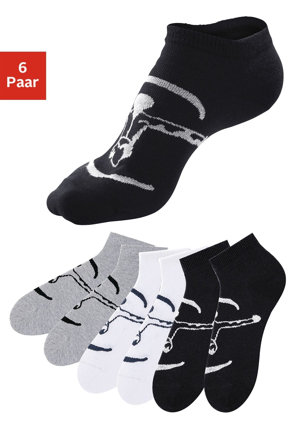 Chiemsee Sneakersocken, (Set, 6 Sport ideal online Paar), für Freizeit & bei Schweiz kaufen Jelmoli-Versand