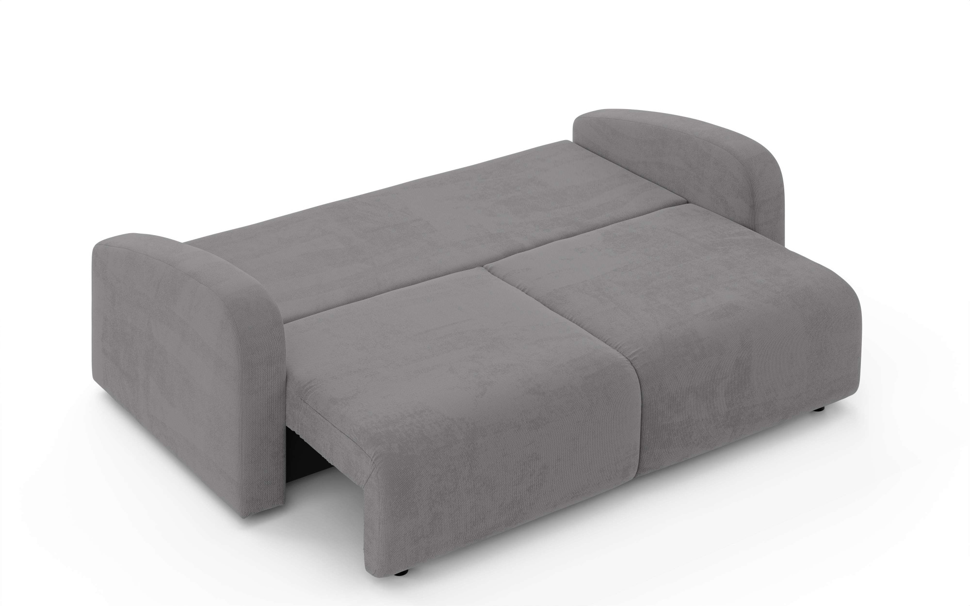 INOSIGN 3-Sitzer »JIGGS wahlweise Schlafsofa mit Bettkasten, Masse B/H/T: 228/96/110 cm«, Sofa mit Wellenunterfederung, enthält 2 Rückenkissen und 2 Zierkissen