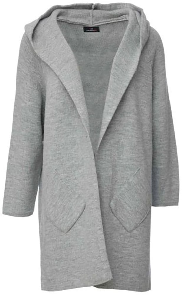 Zwillingsherz Strickjacke »"Annabell"«, One Size, Kapuze, Taschen, ohne Verschluss, Midi-länge, Langarm
