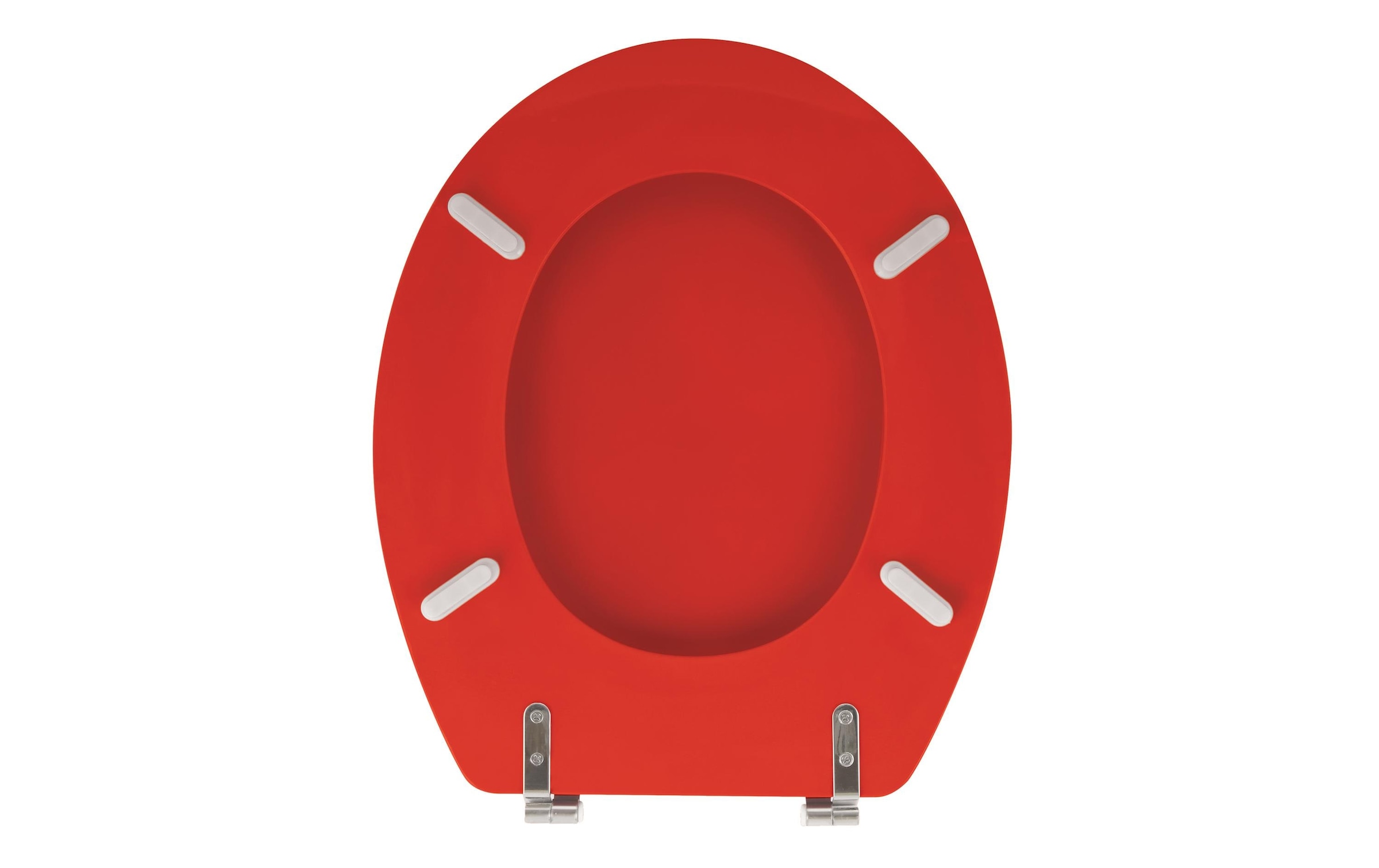 MSV WC-Sitz »MSV Toilettensitz Rot«