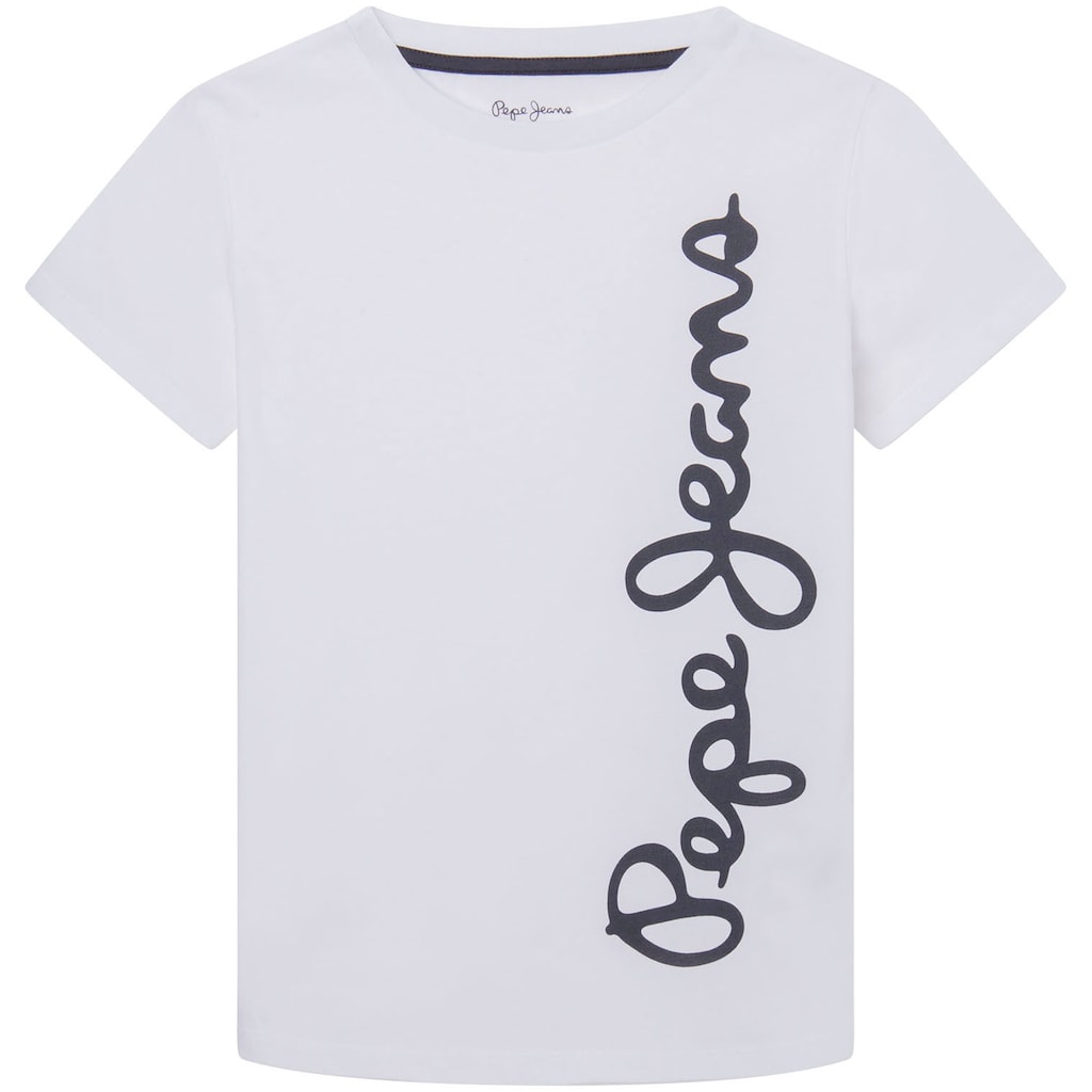 Pepe Jeans T-Shirt »WALDO«, mit grossem Markenprint, for BOYS