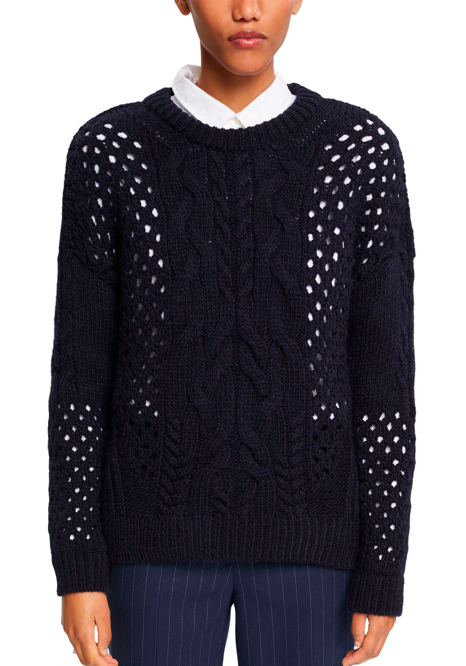 Esprit Strickpullover, mit Zopfmuster kaufen