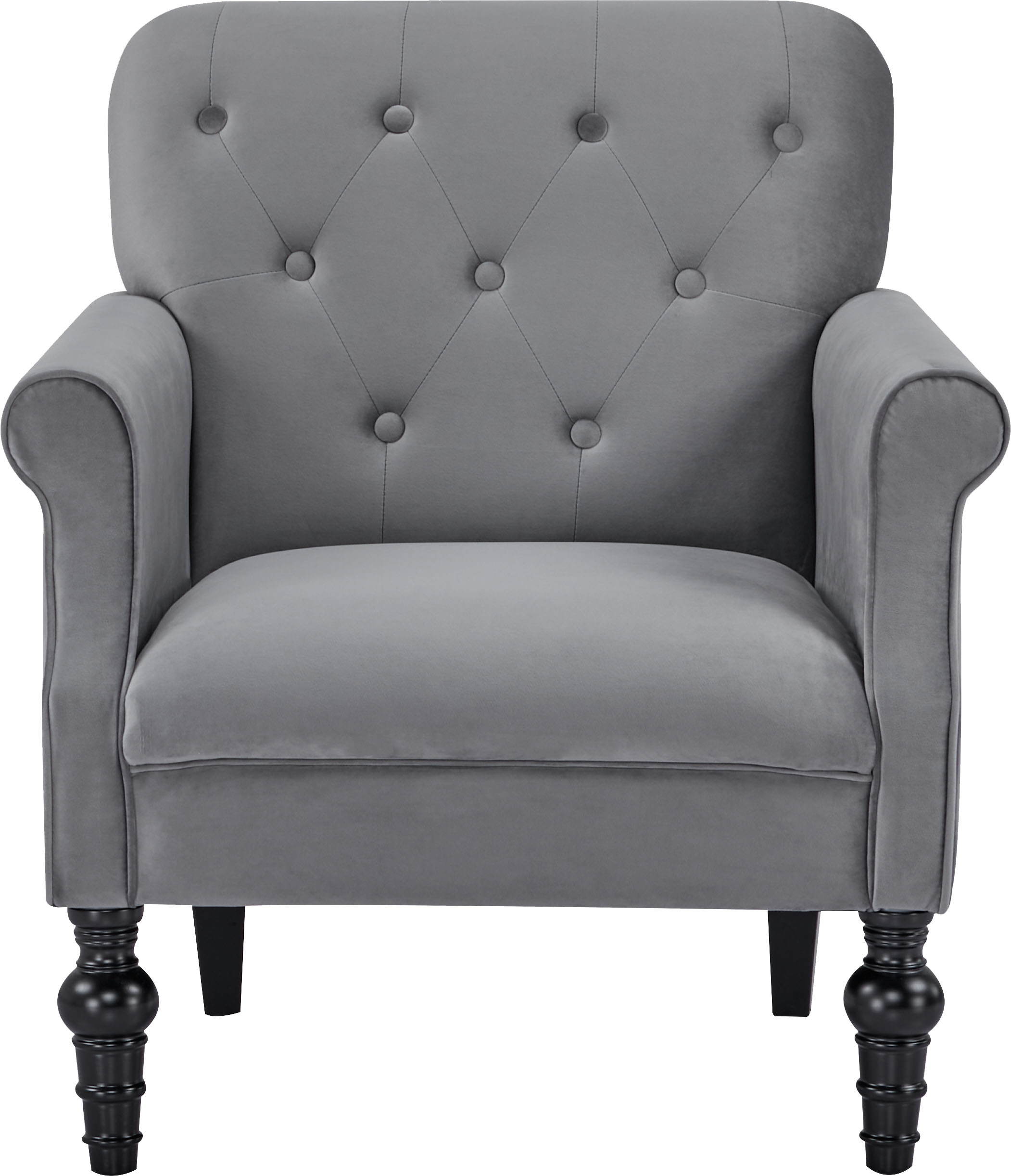 Home affaire Sessel »RANNA, Sessel Wohnzimmer in Chesterfield-Optik«, mit Knopf-Steppung, in Samt und Webstoff