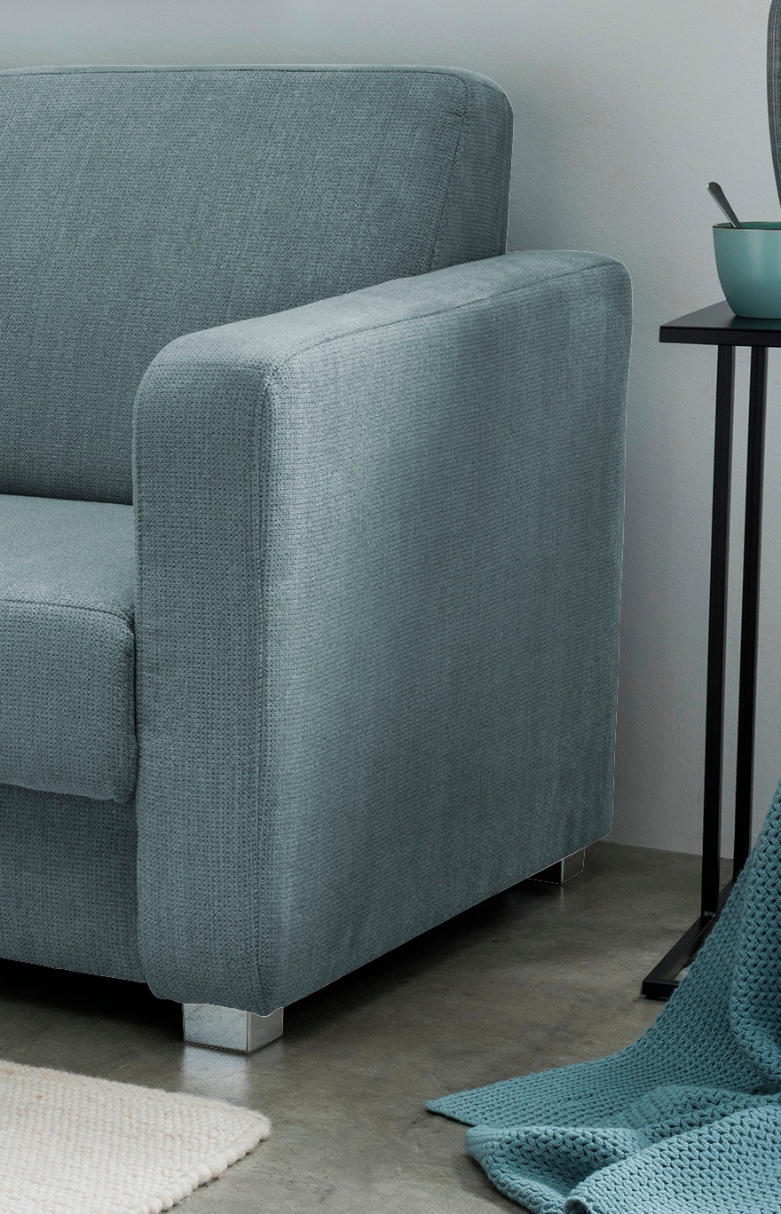 INOSIGN Schlafsofa »Mia Problemlöser Sofa, Einzelauszug, Bettsofa, zeitlos und bequem«, mit 2 Einzelauszügen als Längsschläfer