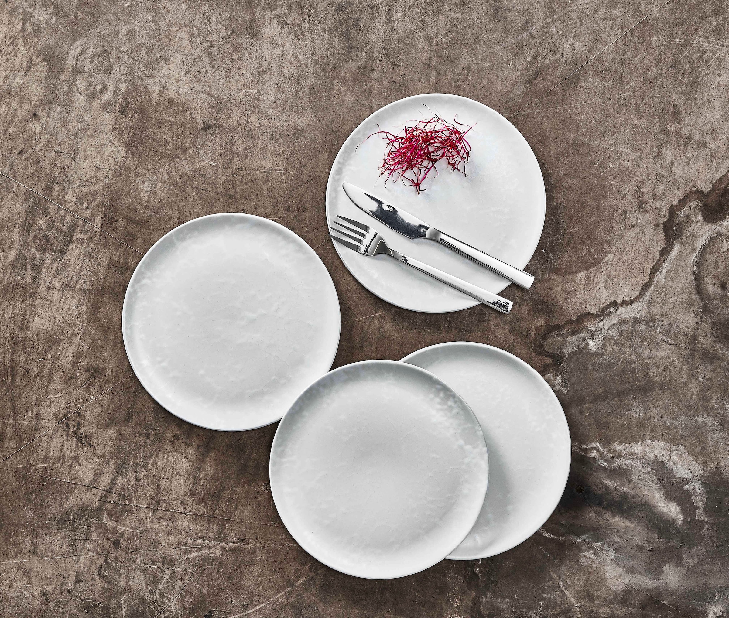 aida RAW Frühstücksteller »Arctic White«, | bestellen (Set, St.), Jelmoli-Versand Steinzeug, cm Ø 23 online 6