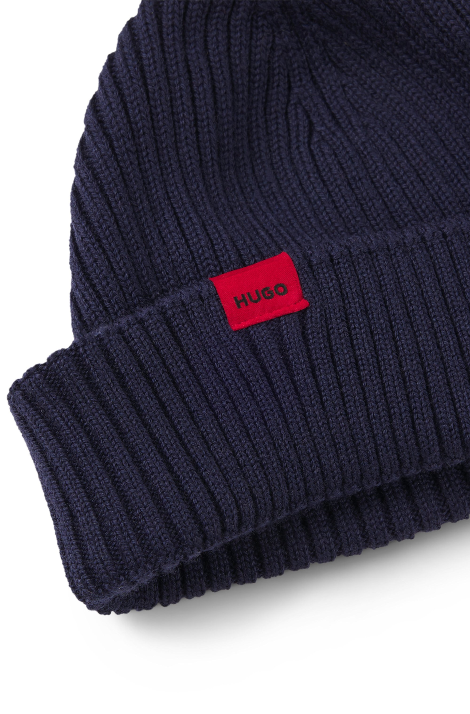 HUGO Beanie »Xush«, aus Wollmix