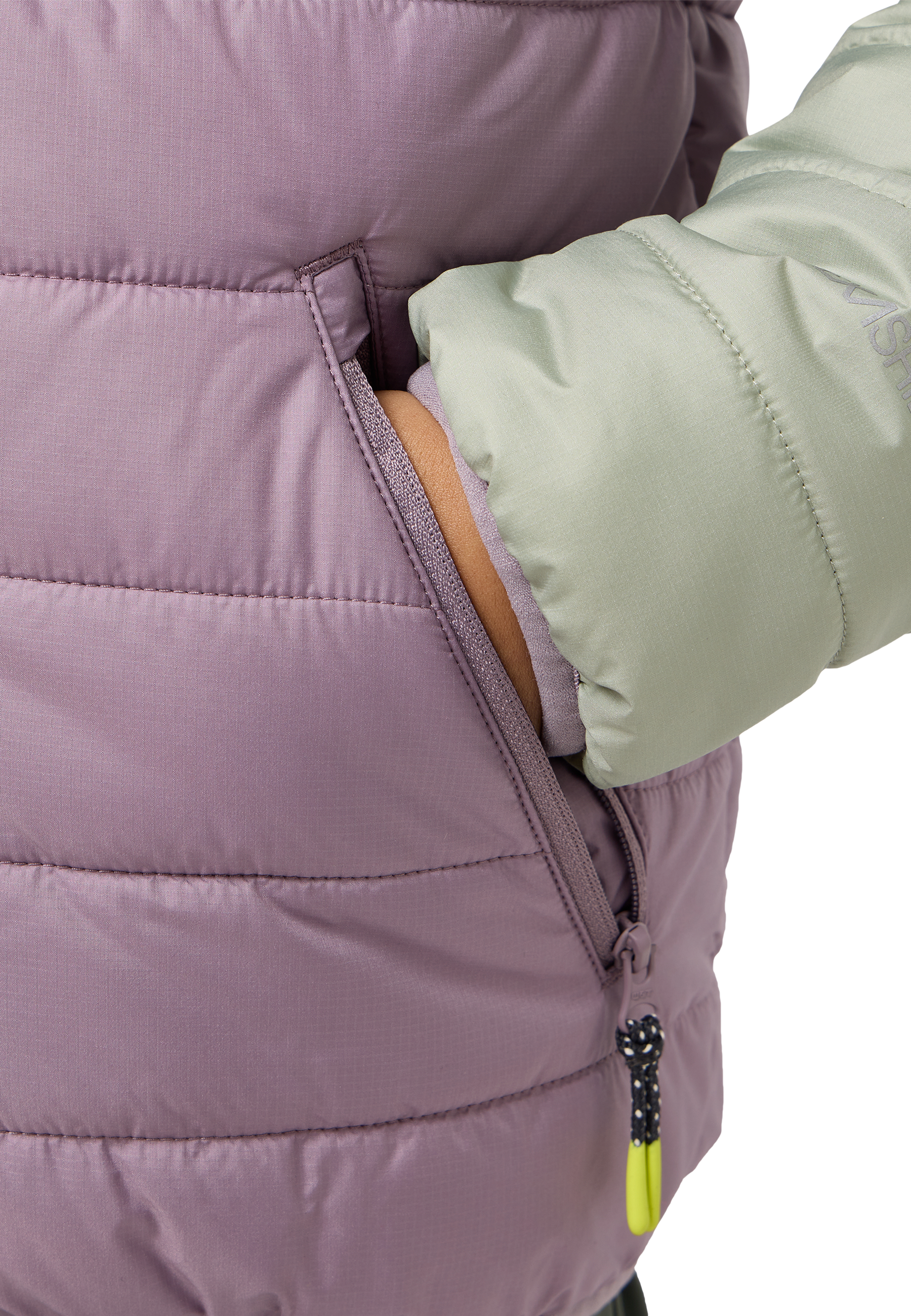 Jack Wolfskin Steppjacke »ZENON für Kinder«, mit Kapuze