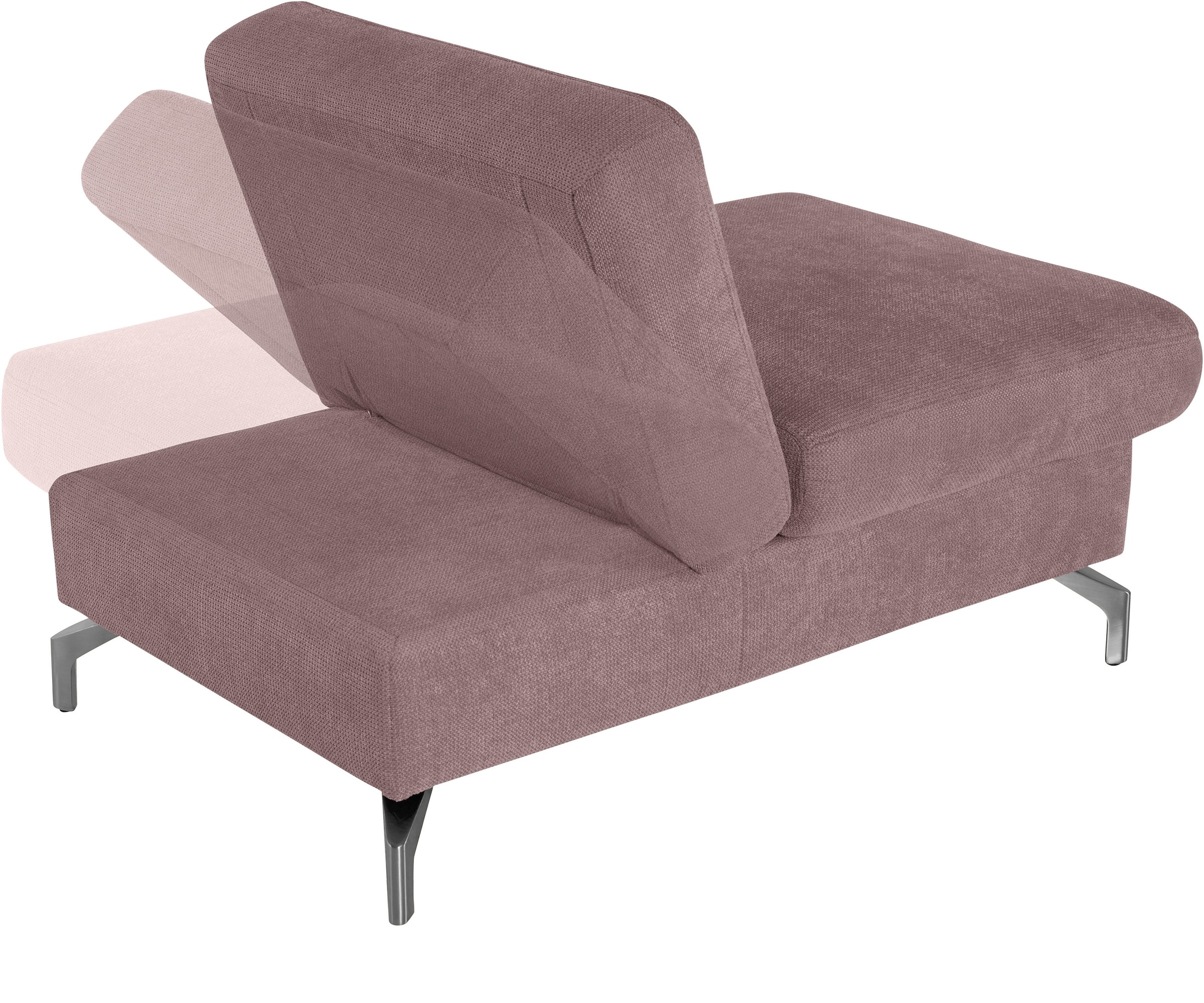 sit&more Hocker »Percy«, Fusshöhe 15cm, mit Klappfunktion, wahlweise in 2 Fussfarben